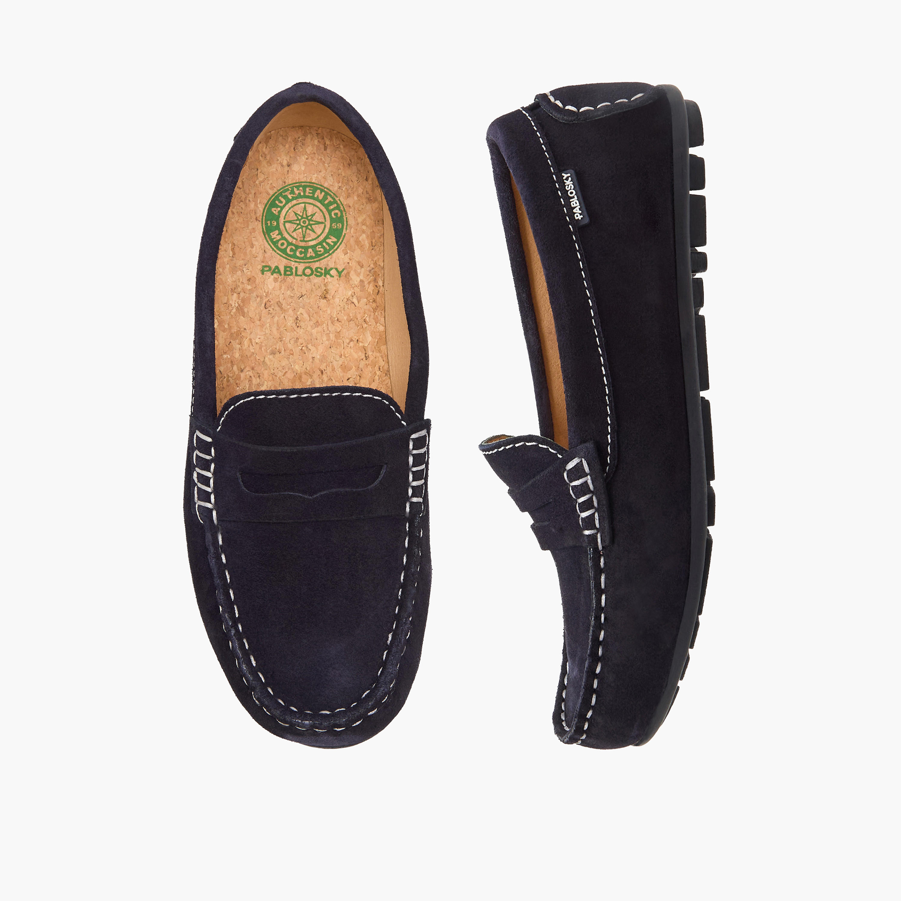 Pablosky Boys Leather Slip-On Loafers-boys-shoes-loafers-image-1