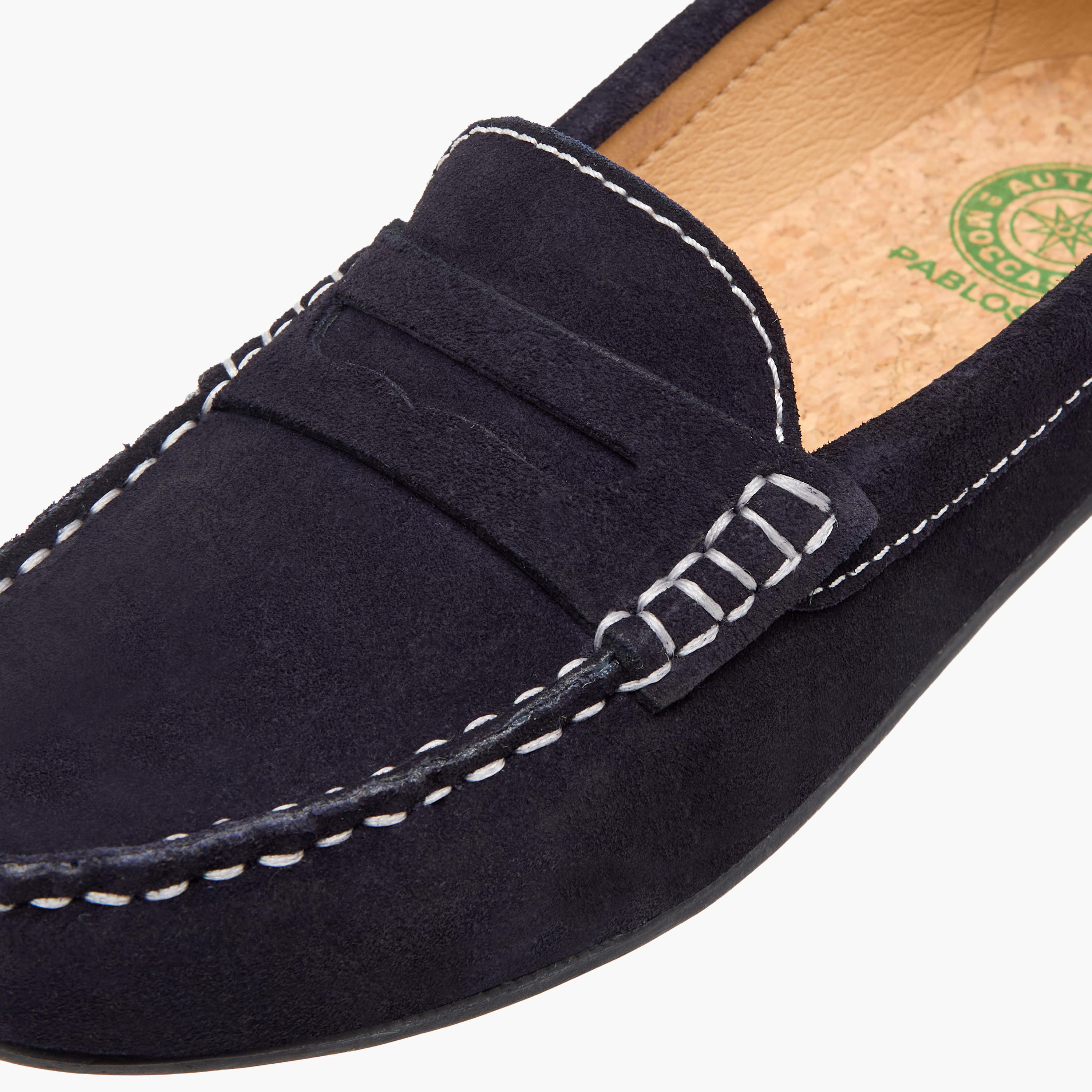 Pablosky Boys Leather Slip-On Loafers-boys-shoes-loafers-image-4