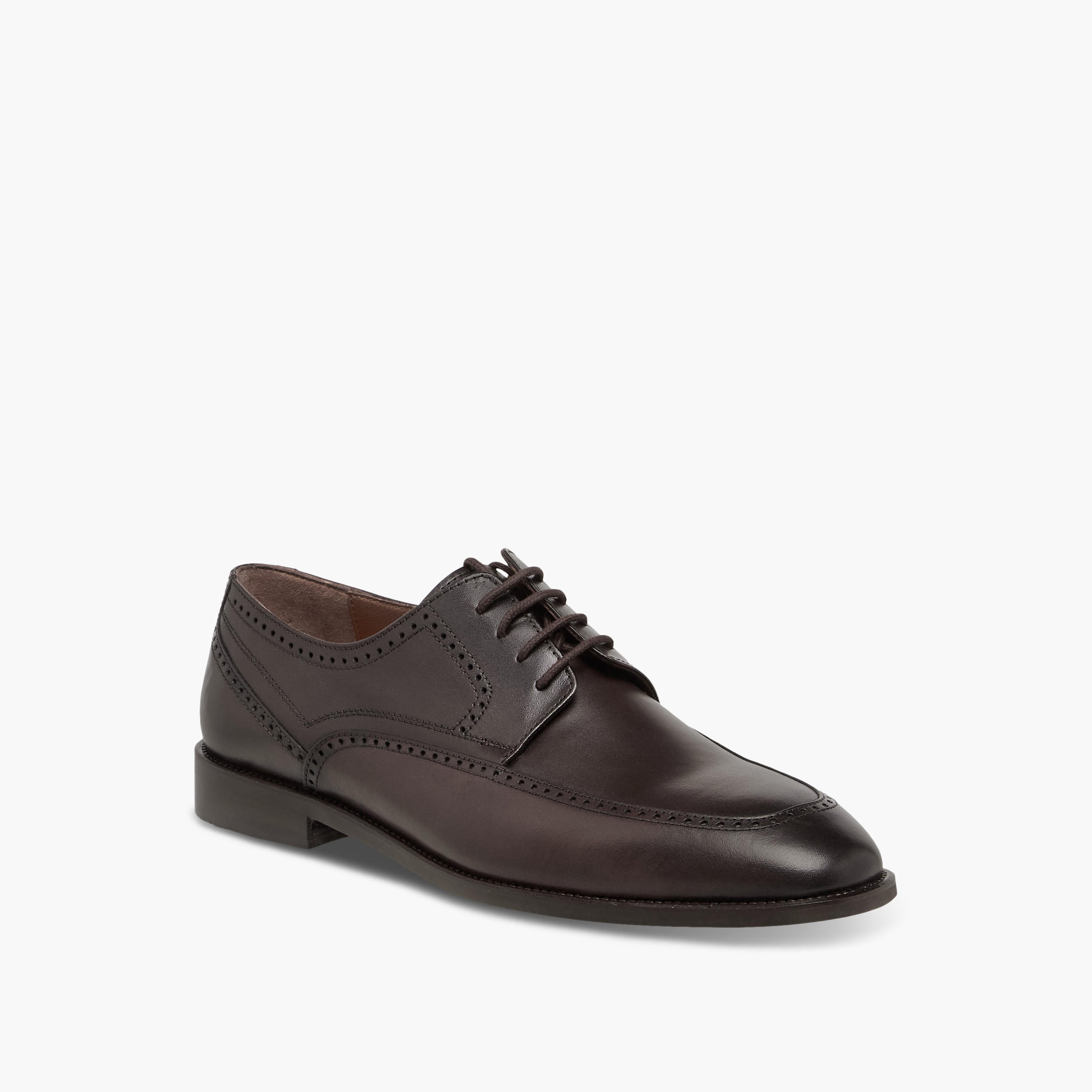 Duchini Men Lace-Up Leather Derby Shoes-men-shoes-formalshoes-image-2