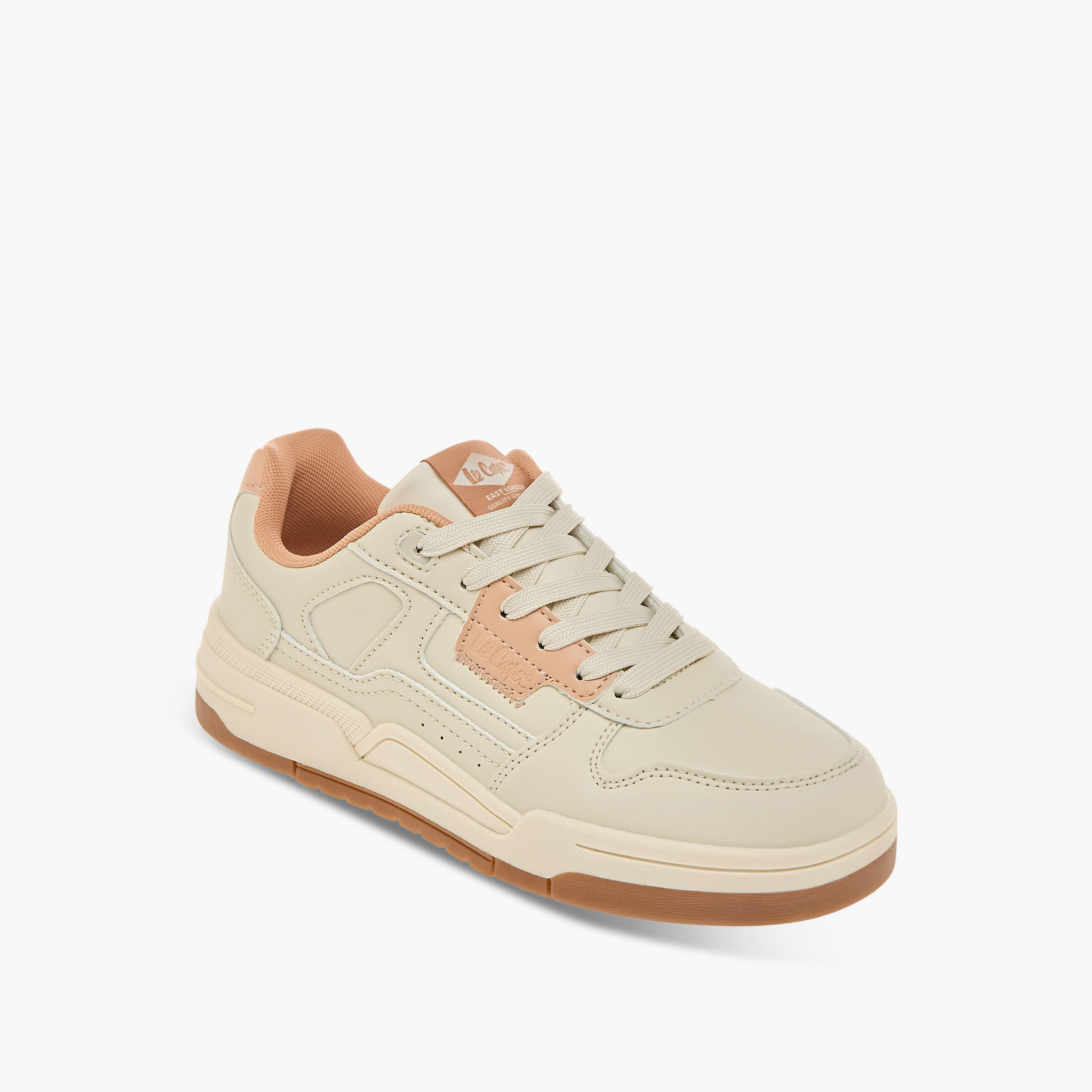 Lee Cooper Women's Colourblock Sneakers with Lace-Up Closure-women-shoes-sneakers-image-2