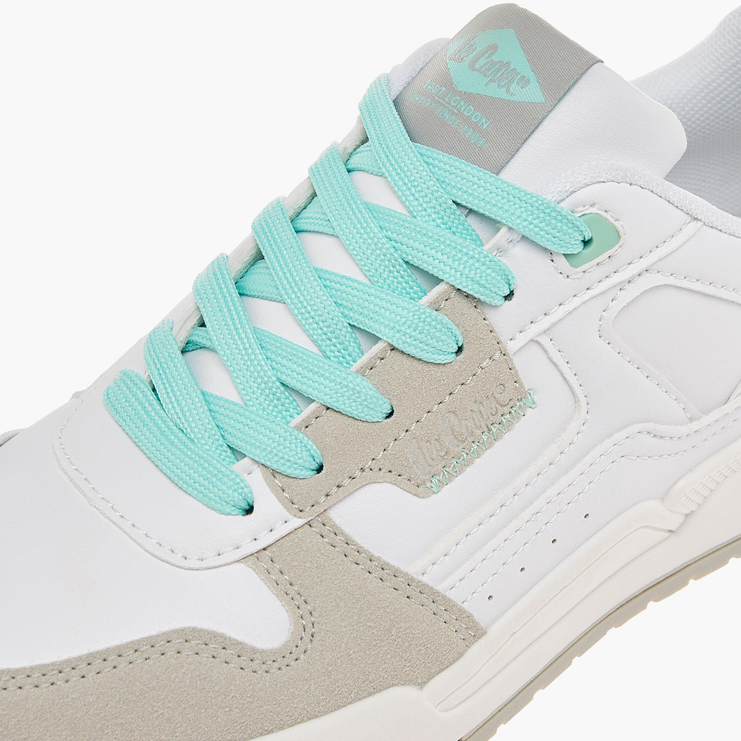 Lee Cooper Women's Colourblock Sneakers with Lace-Up Closure-women-shoes-sneakers-image-4
