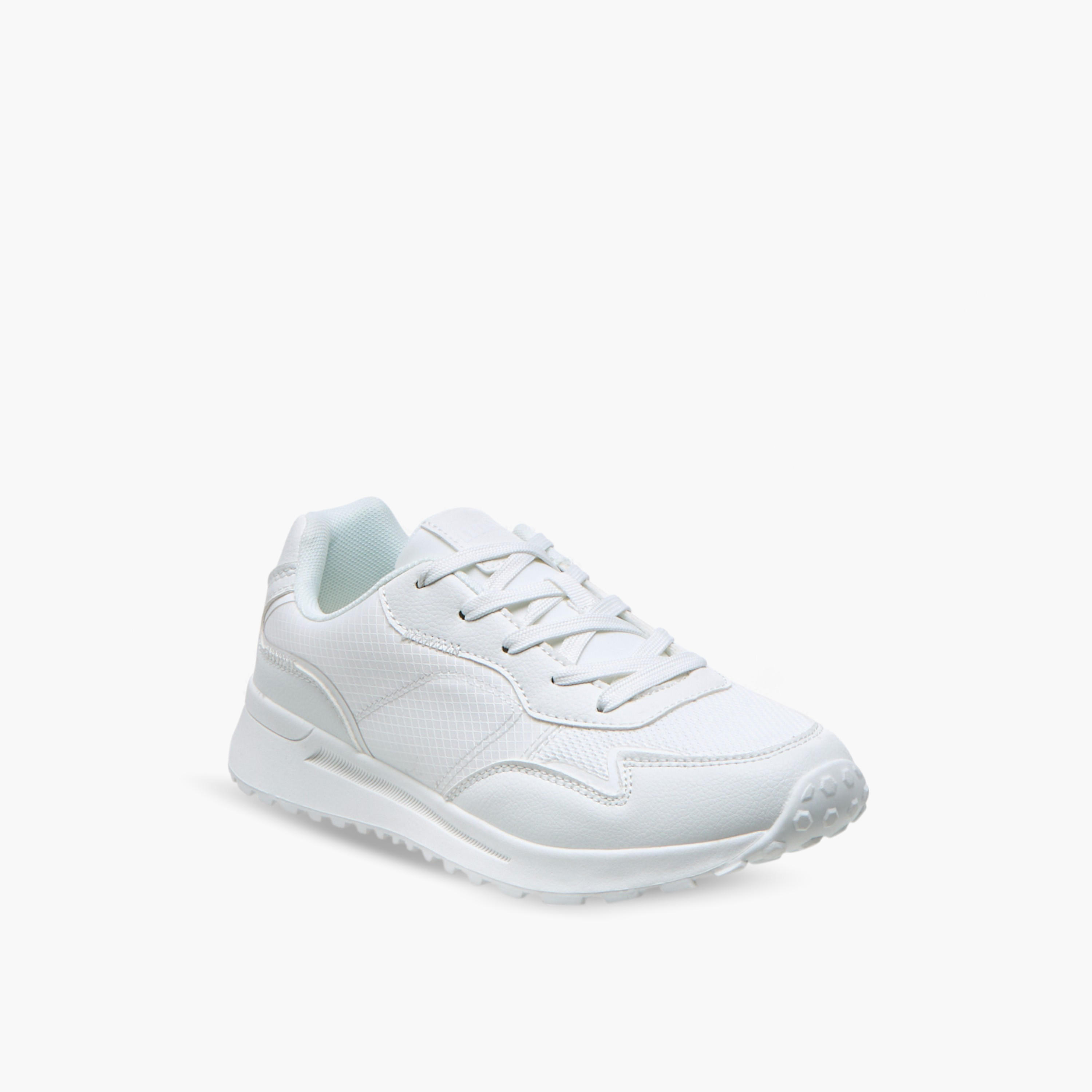 Missy Flyknit Textured Sneakers with Lace-Up Closure-women-shoes-sneakers-image-2