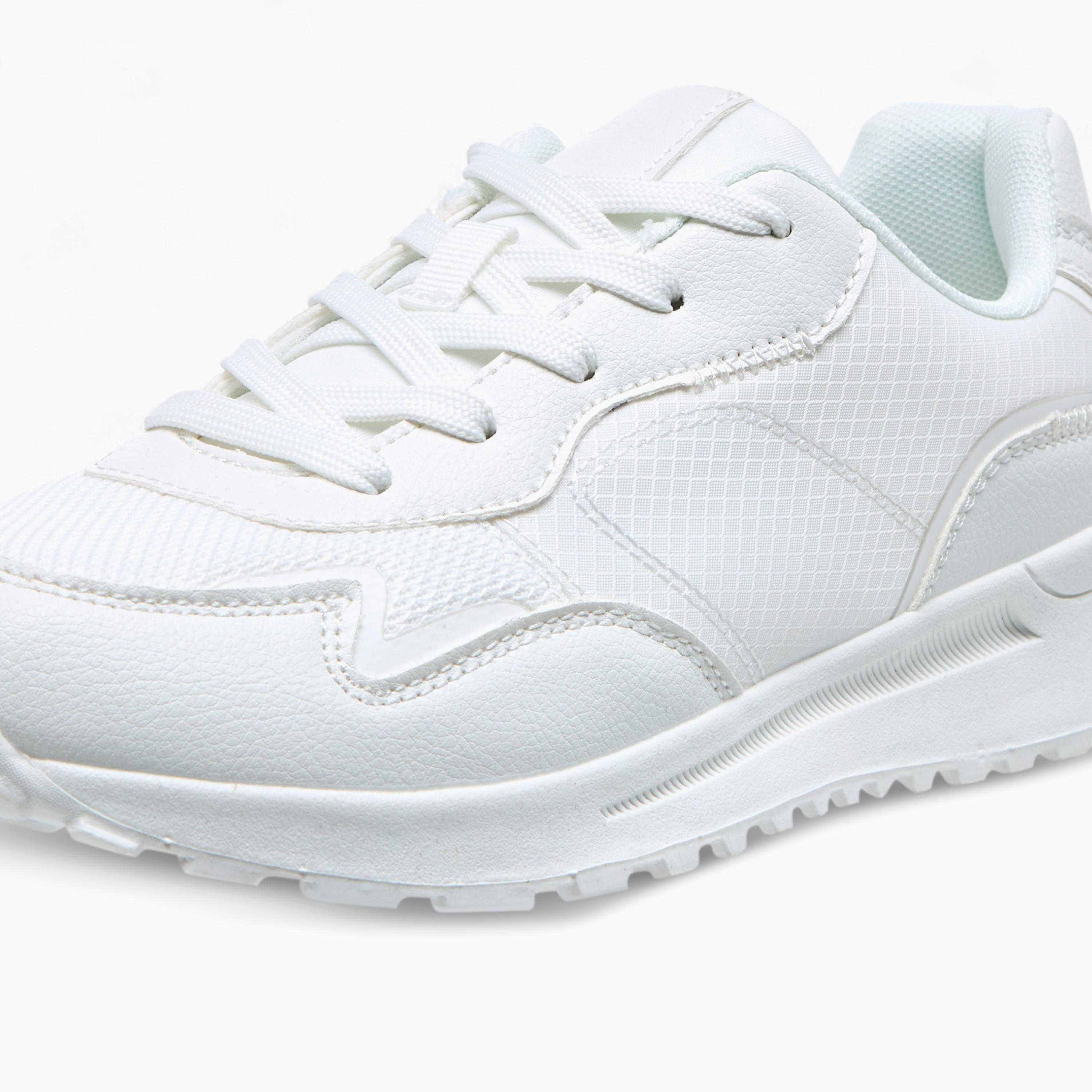 حذاء سنيكرز فلاي نيت بارز الملمس برباط إغلاق من ميسي-women-shoes-sneakers-image-4