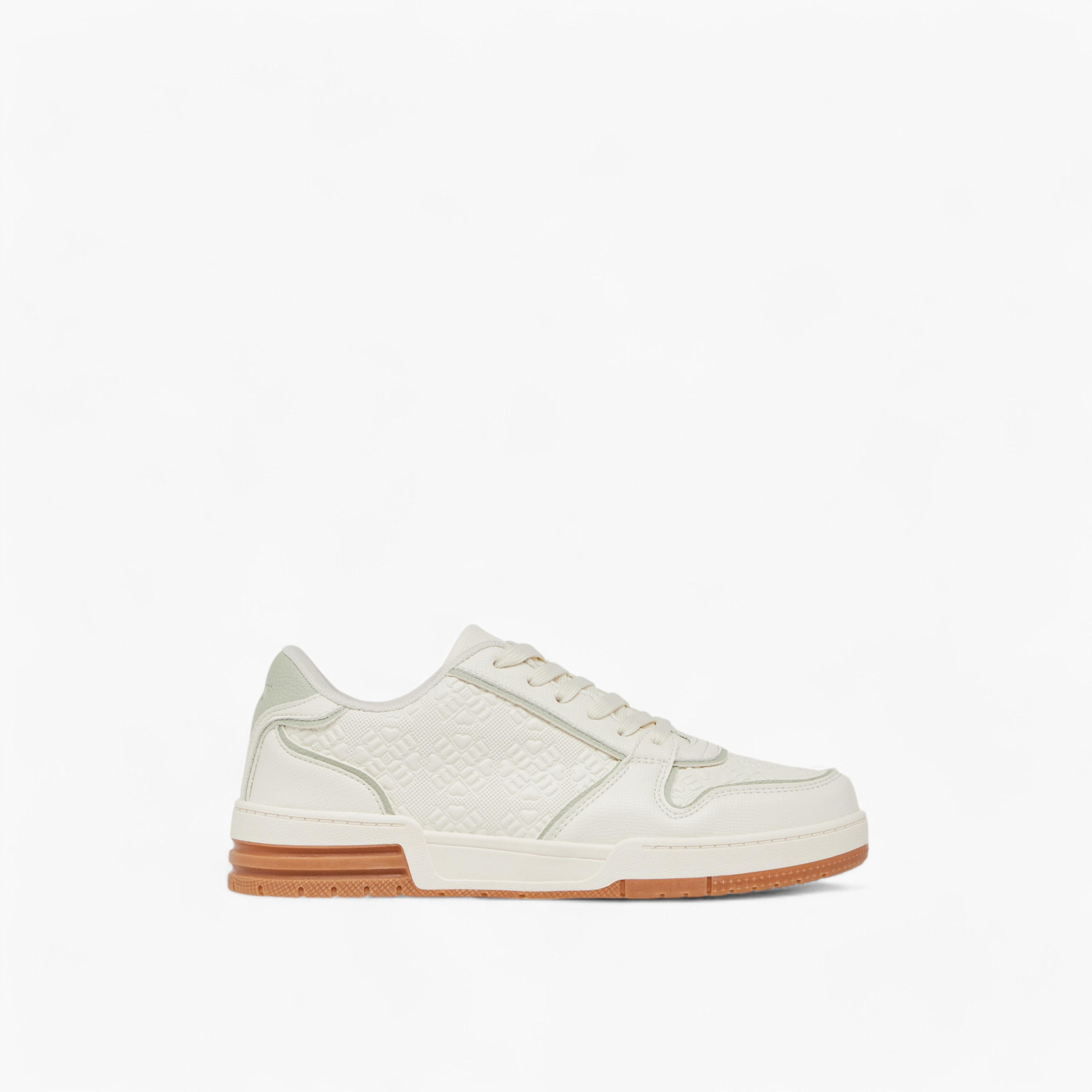 Missy Logo Embossed Sneakers with Lace-Up Closure-women-shoes-sneakers-image-3