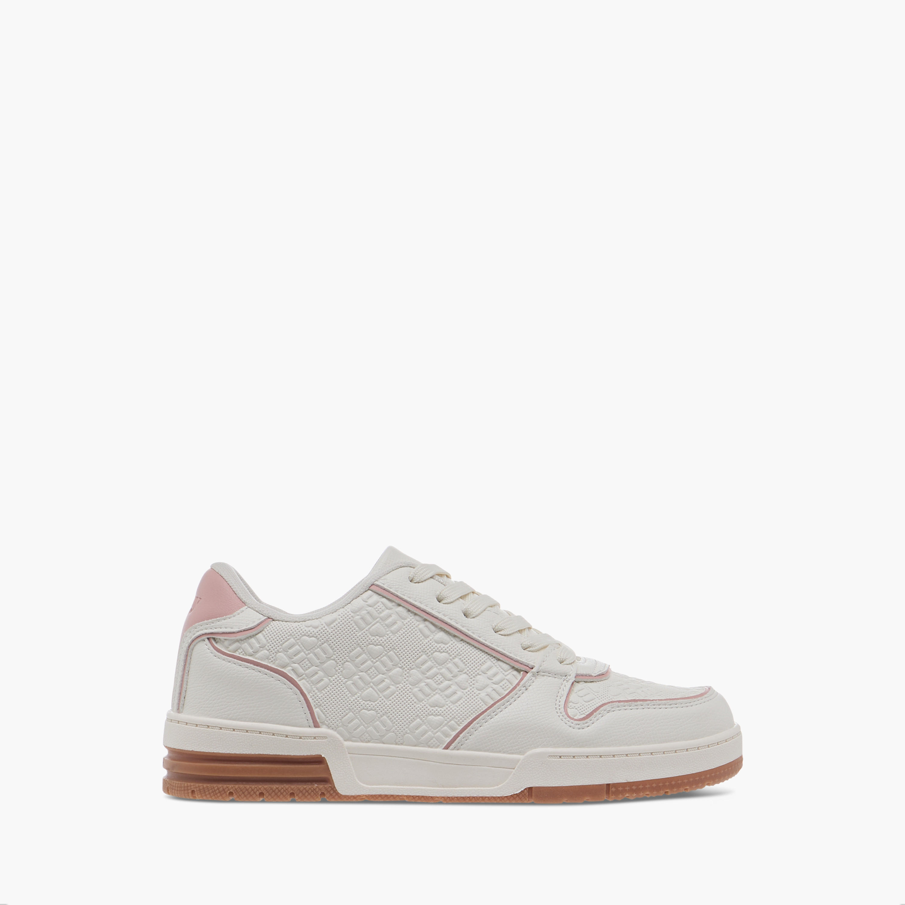 Missy Logo Embossed Sneakers with Lace-Up Closure-women-shoes-sneakers-image-3