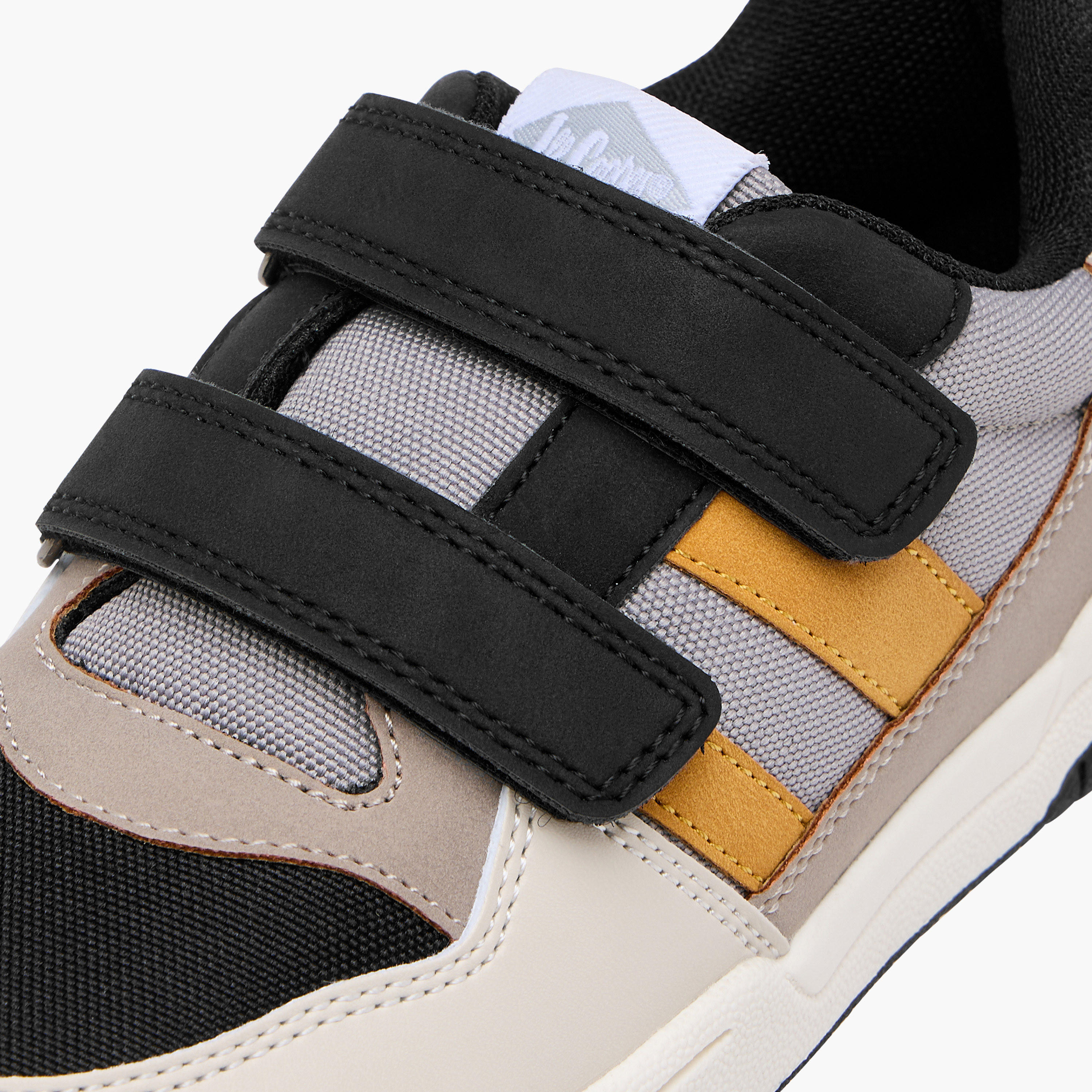 Lee Cooper Boys Panelled Sneakers with Hook and Loop Closure-boys-shoes-sneakers-image-4