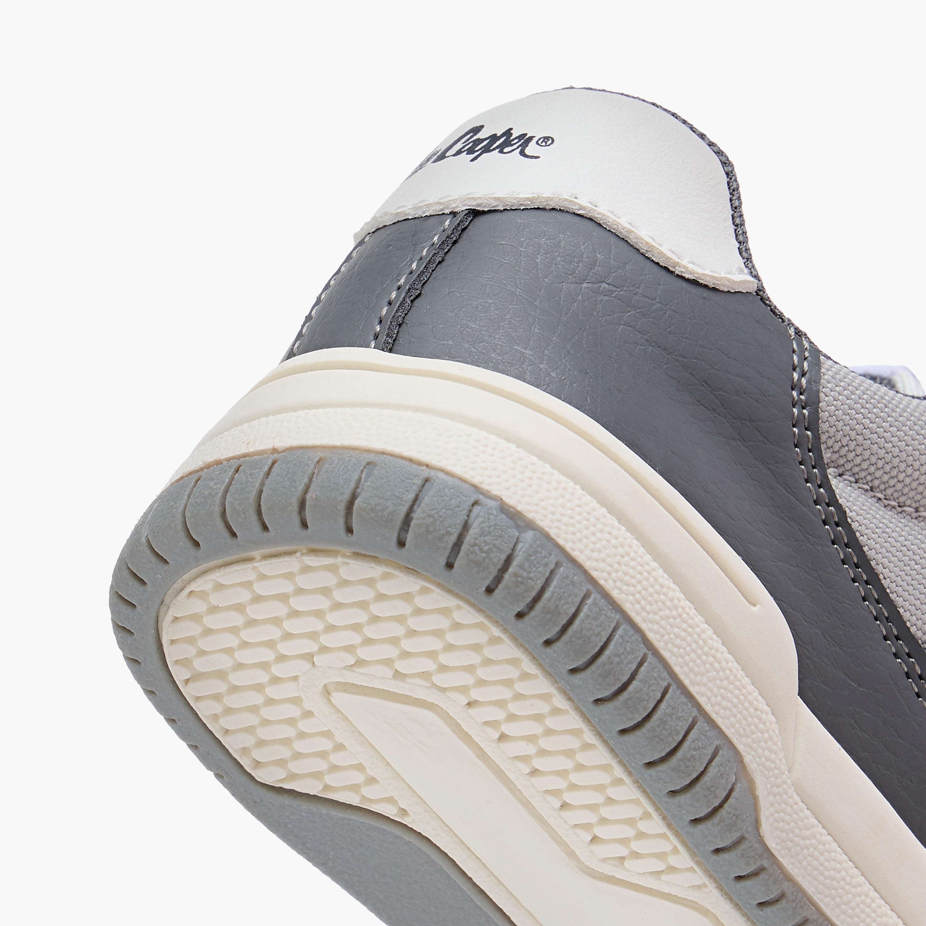 Lee Cooper Boys Panelled Sneakers with Hook and Loop Closure-boys-shoes-sneakers-image-5