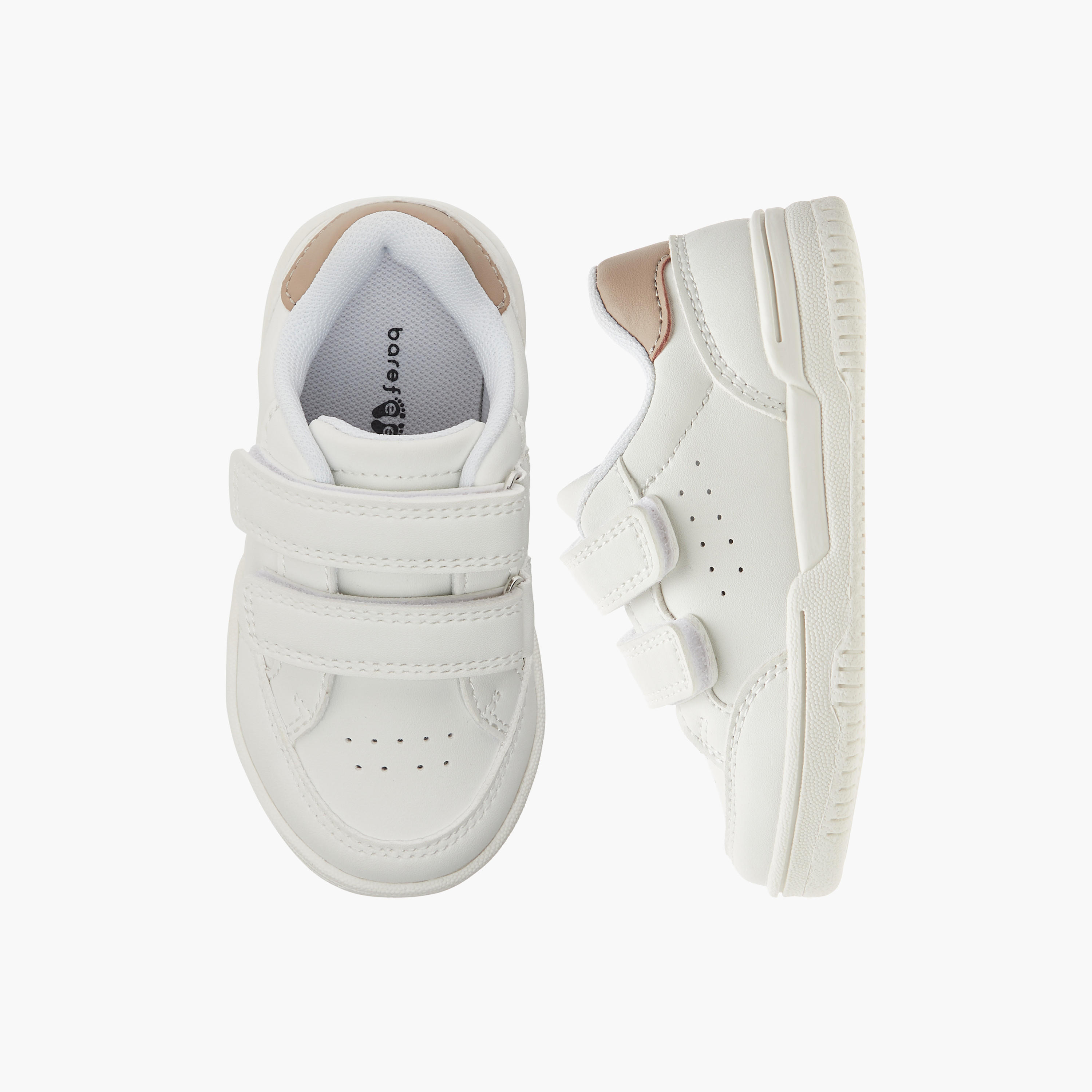 Barefeet Textured Sneakers with Hook and Loop Closure-boys-shoes-sneakers-image-1
