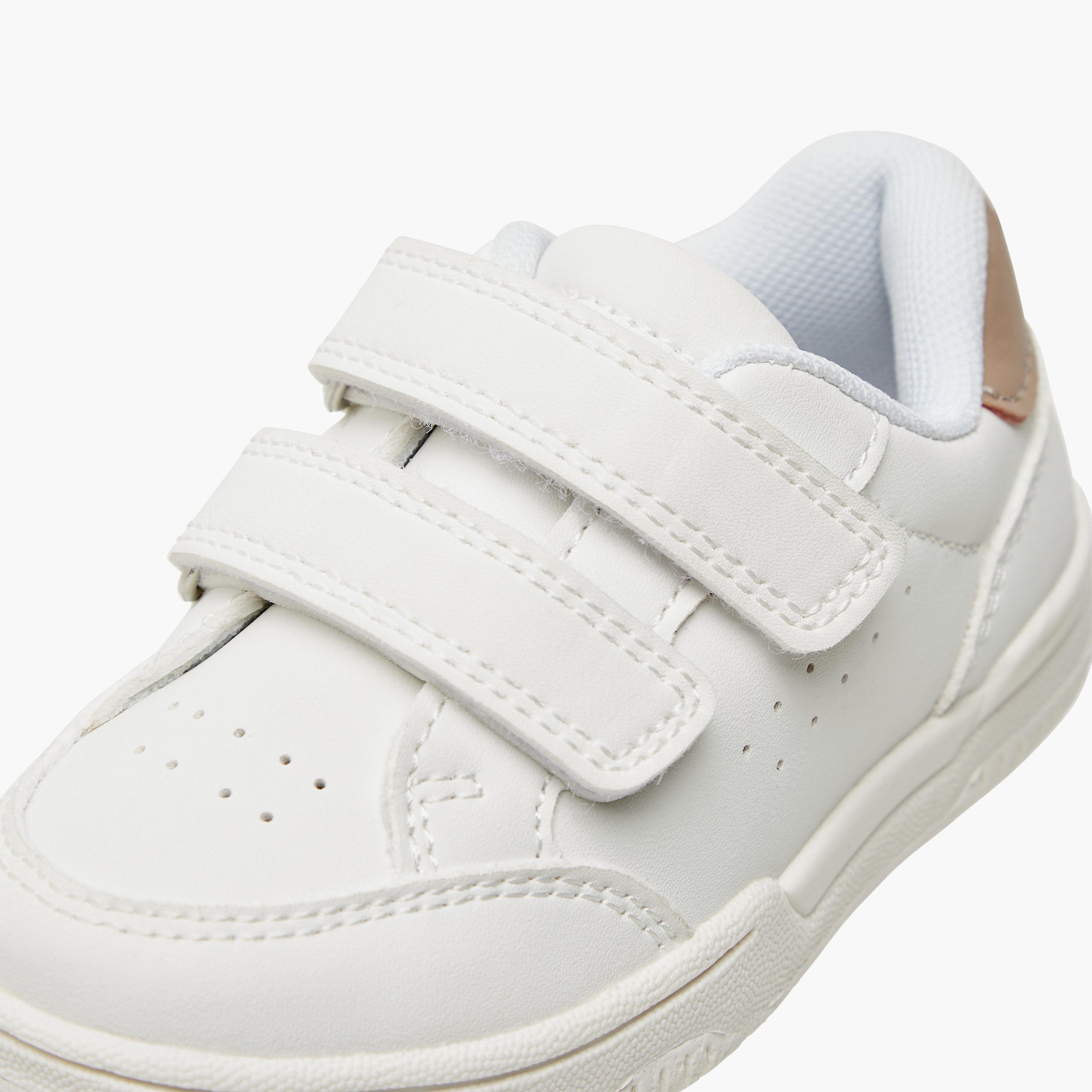 Barefeet Textured Sneakers with Hook and Loop Closure-boys-shoes-sneakers-image-4