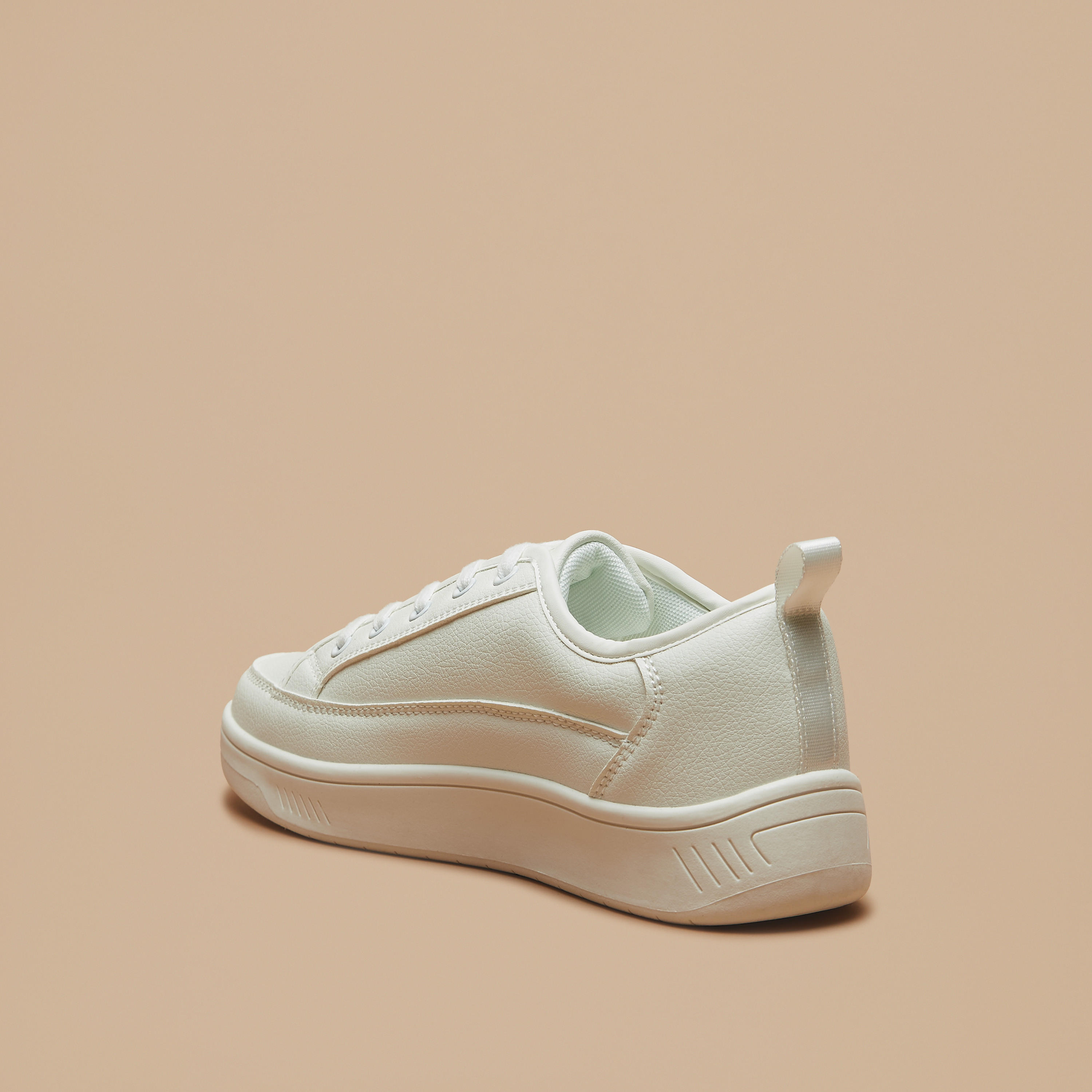 Missy Monotone Low Ankle Sneakers with Lace-Up Closure-women-shoes-sneakers-image-7