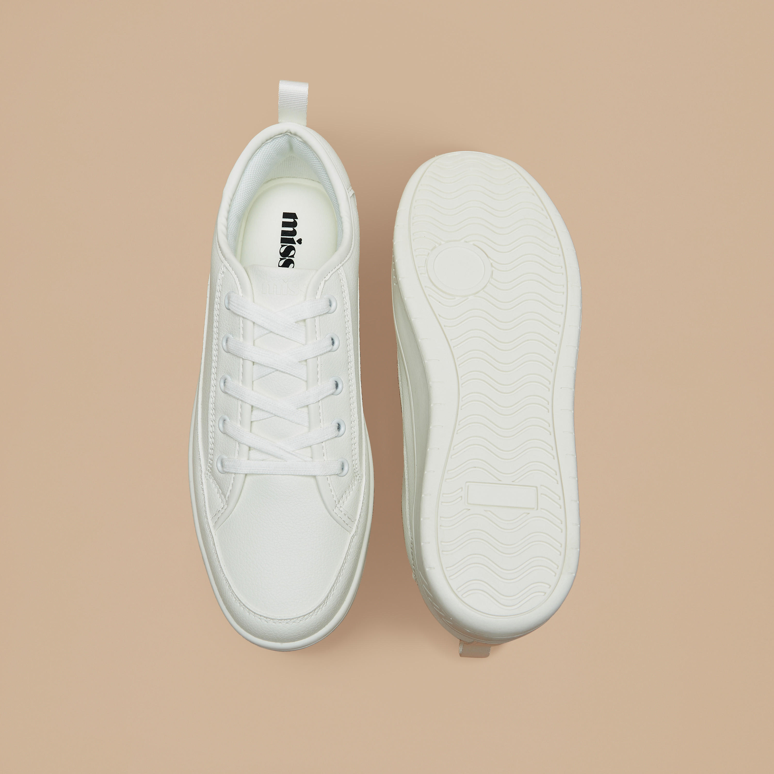 Missy Monotone Low Ankle Sneakers with Lace-Up Closure-women-shoes-sneakers-image-9