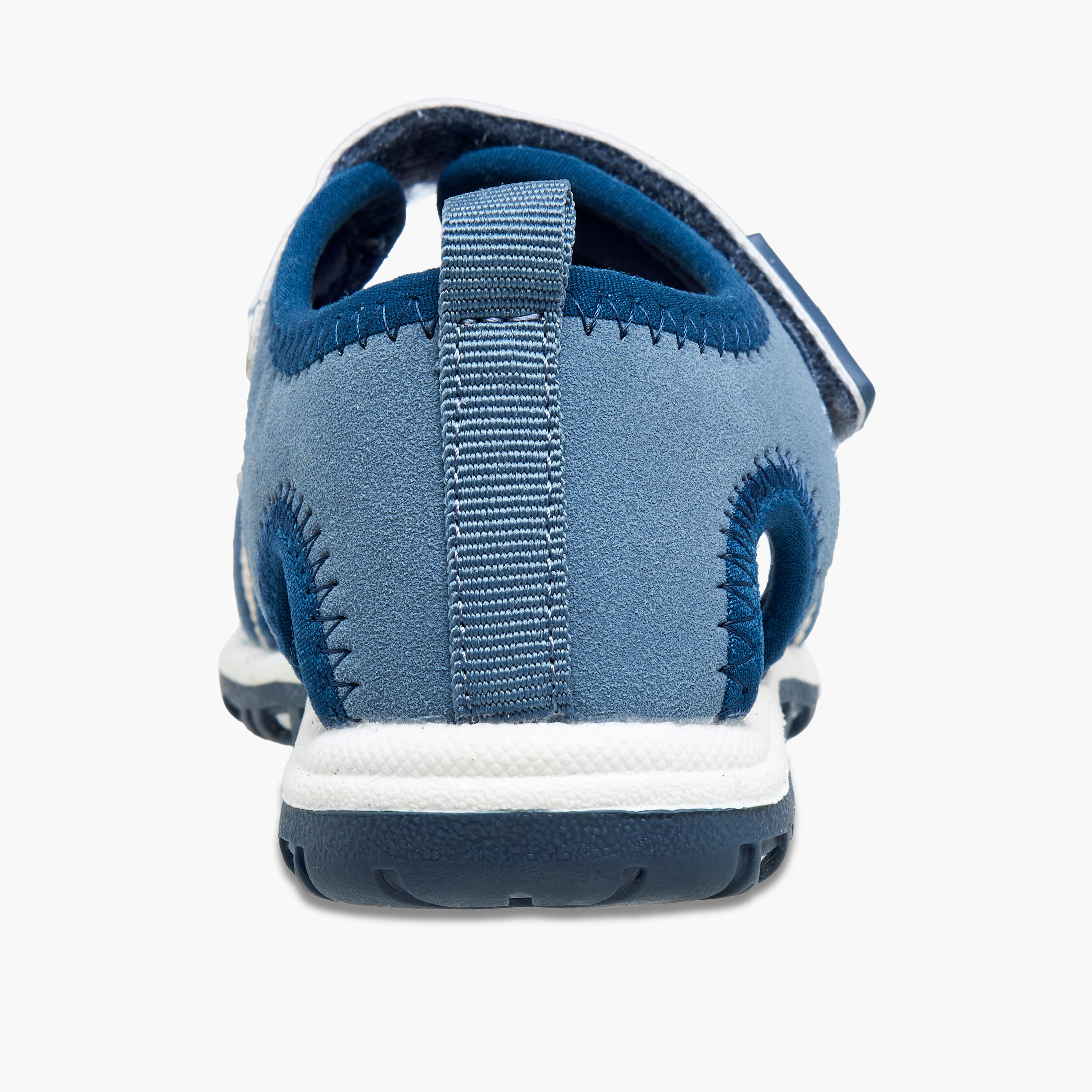 Barefeet Solid Sandals with Hook and Loop Closure-baby-boys-shoes-sandals-image-4