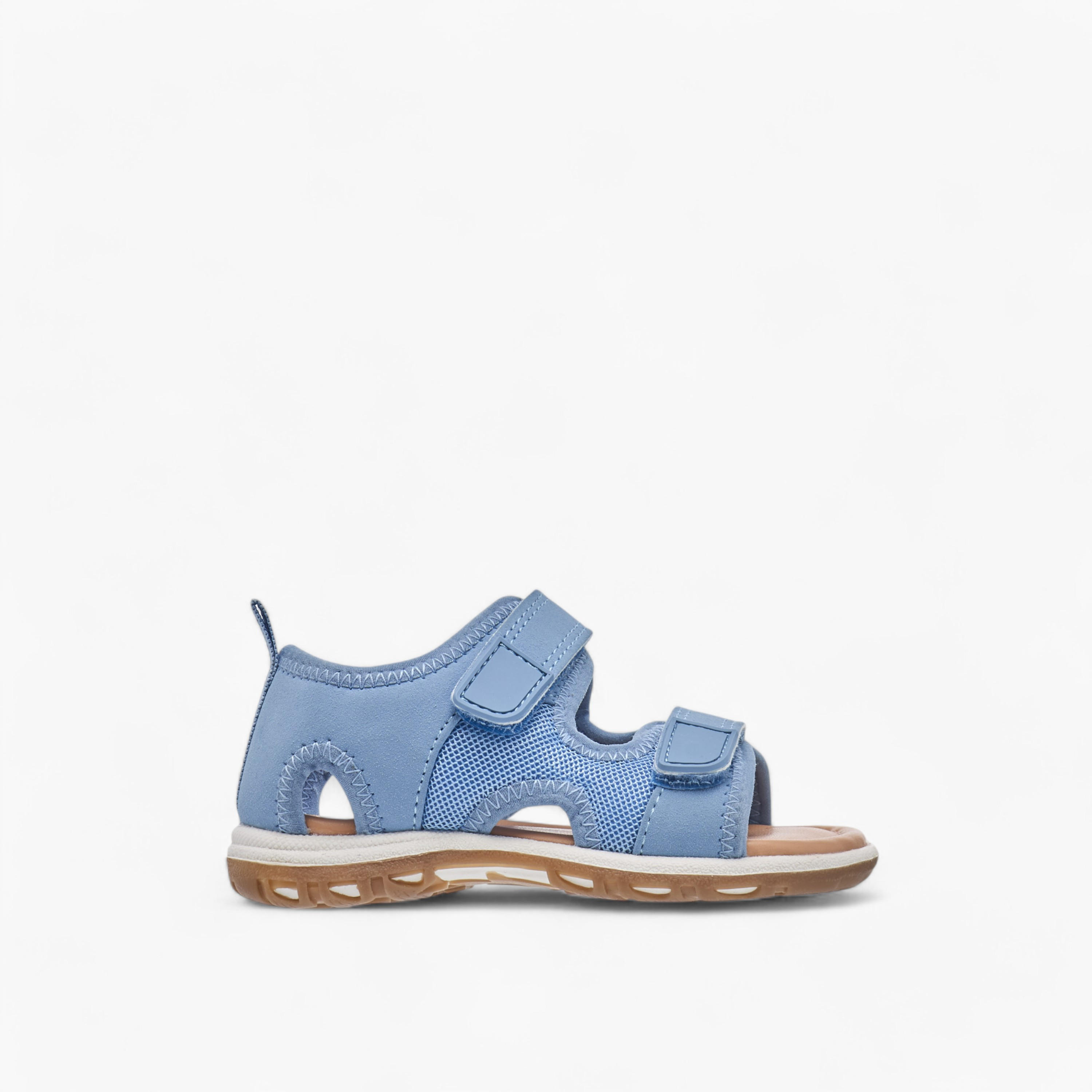 Barefeet Textured Floaters with Hook and Loop Closure-boys-shoes-sandals-image-2