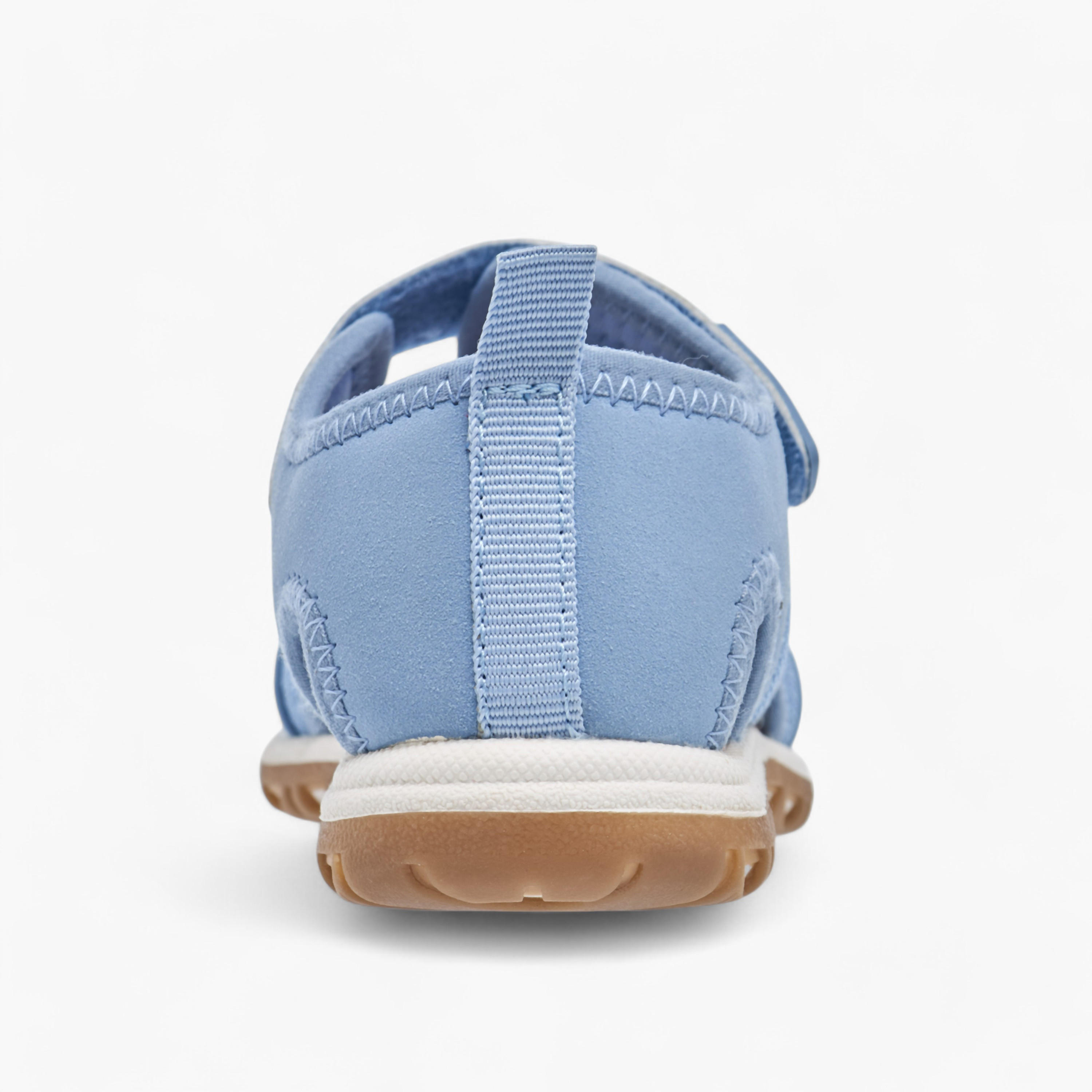 Barefeet Textured Floaters with Hook and Loop Closure-boys-shoes-sandals-image-4