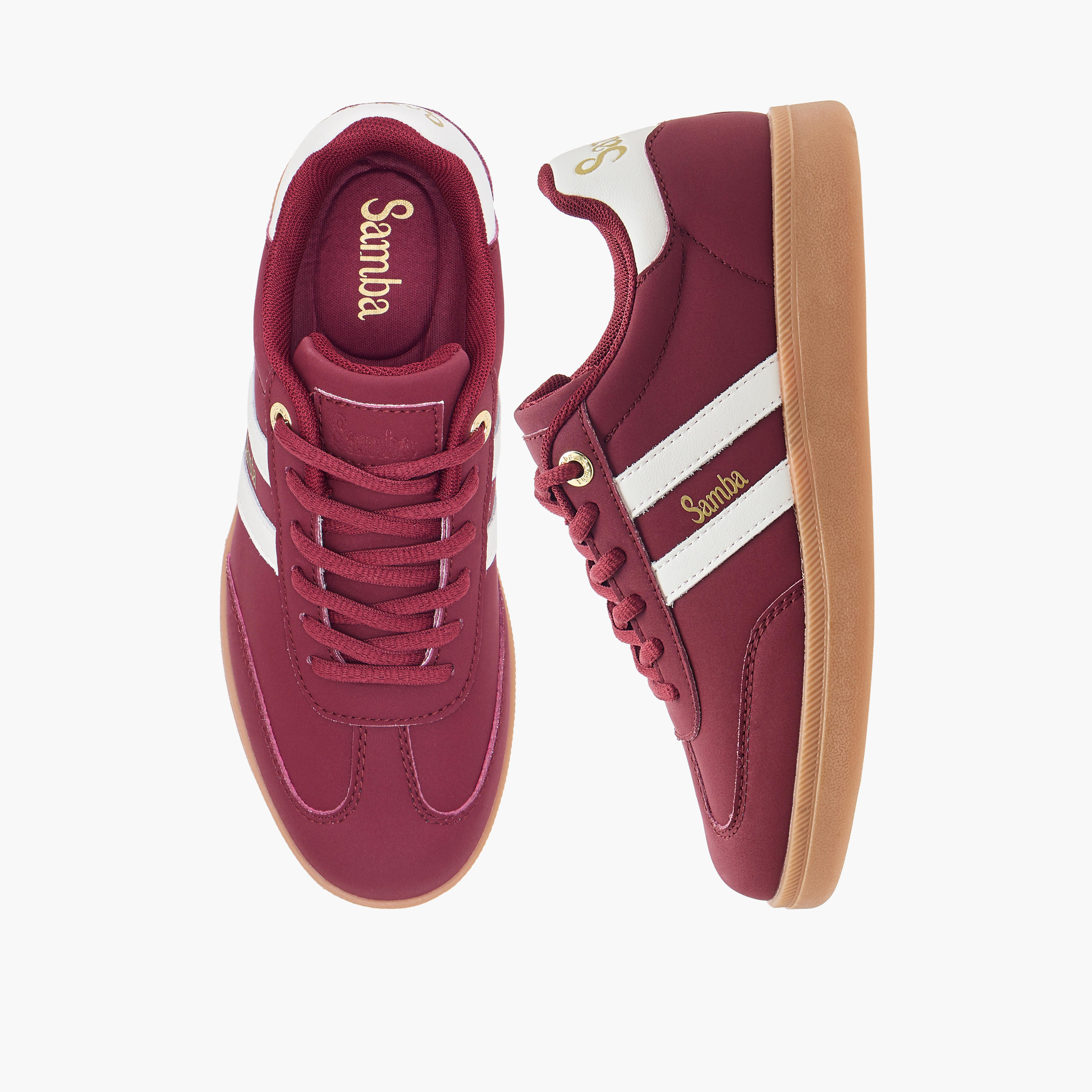 حذاء سنيكرز طول الكاحل برباط إغلاق للنساء من سامبا-women-shoes-sneakers-image-1
