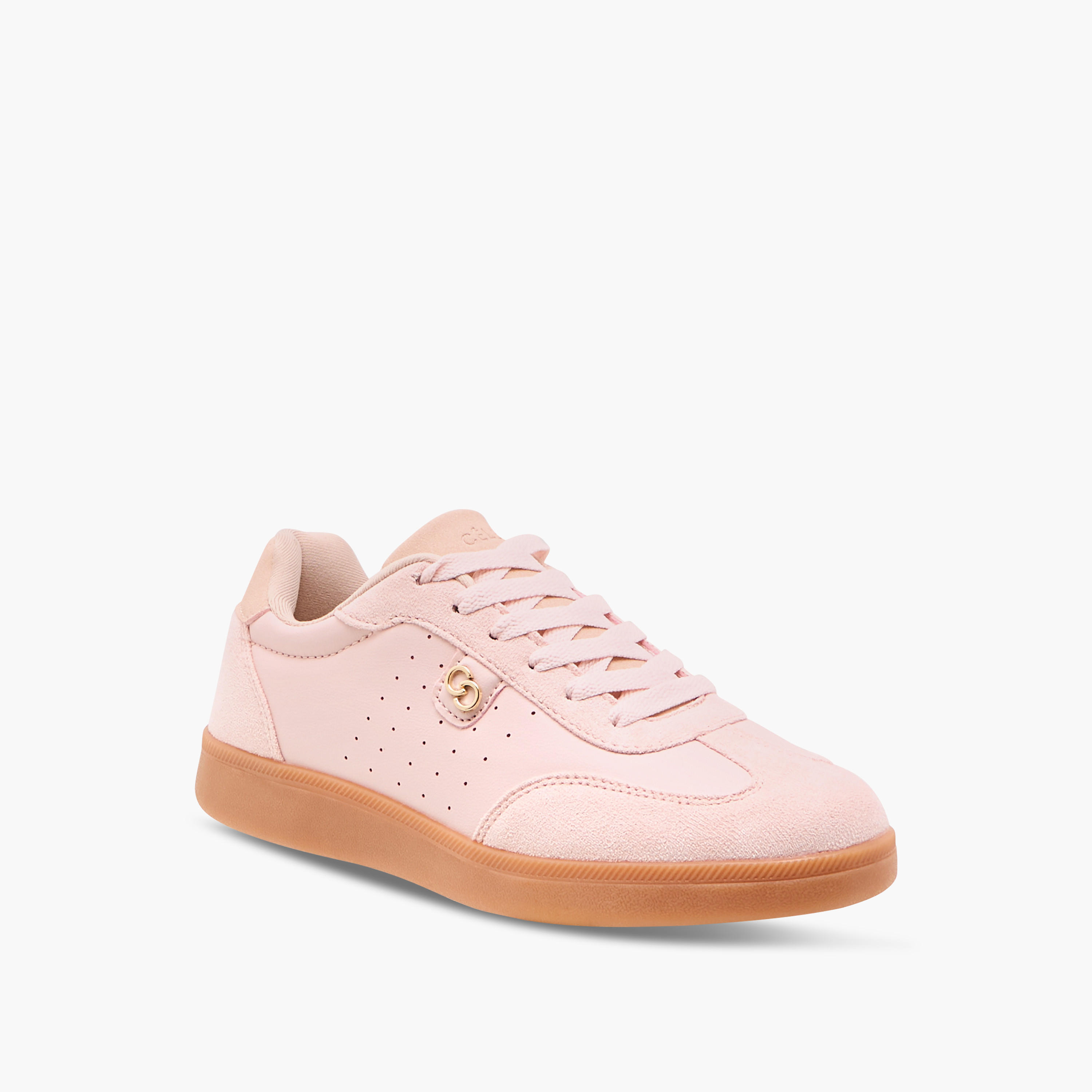 Celeste Women's Logo Detail Sneakers with Lace-Up Closure-women-shoes-sneakers-image-2