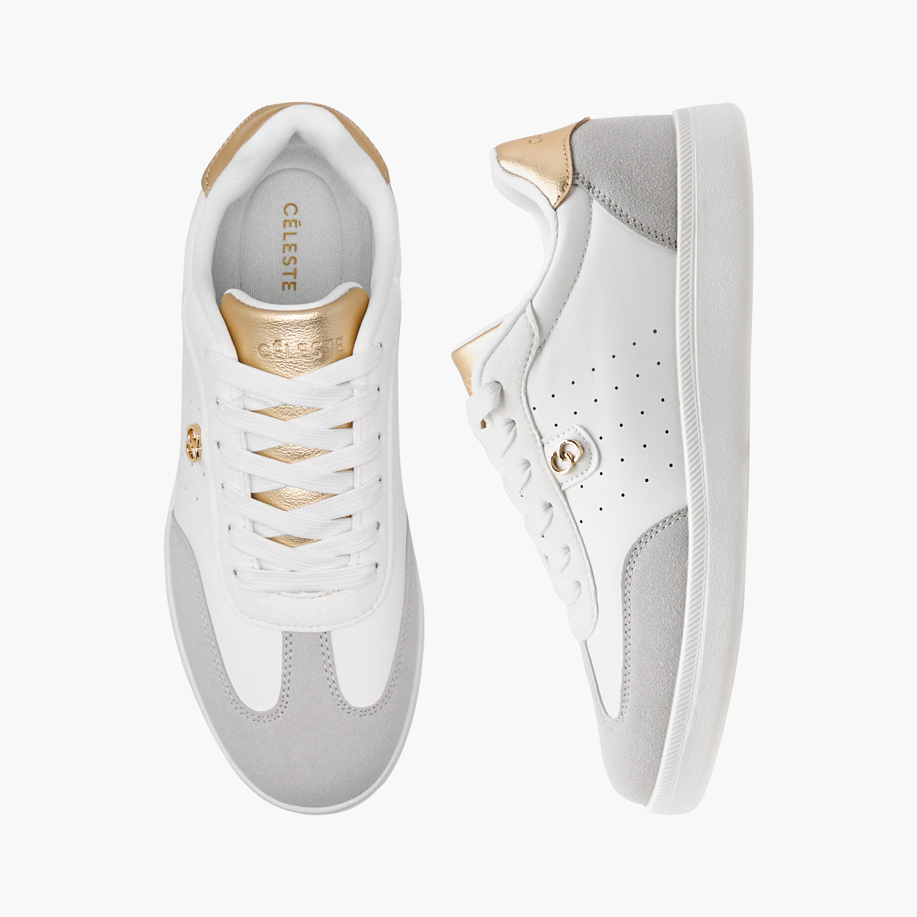 Celeste Women's Logo Detail Sneakers with Lace-Up Closure-women-shoes-sneakers-image-1