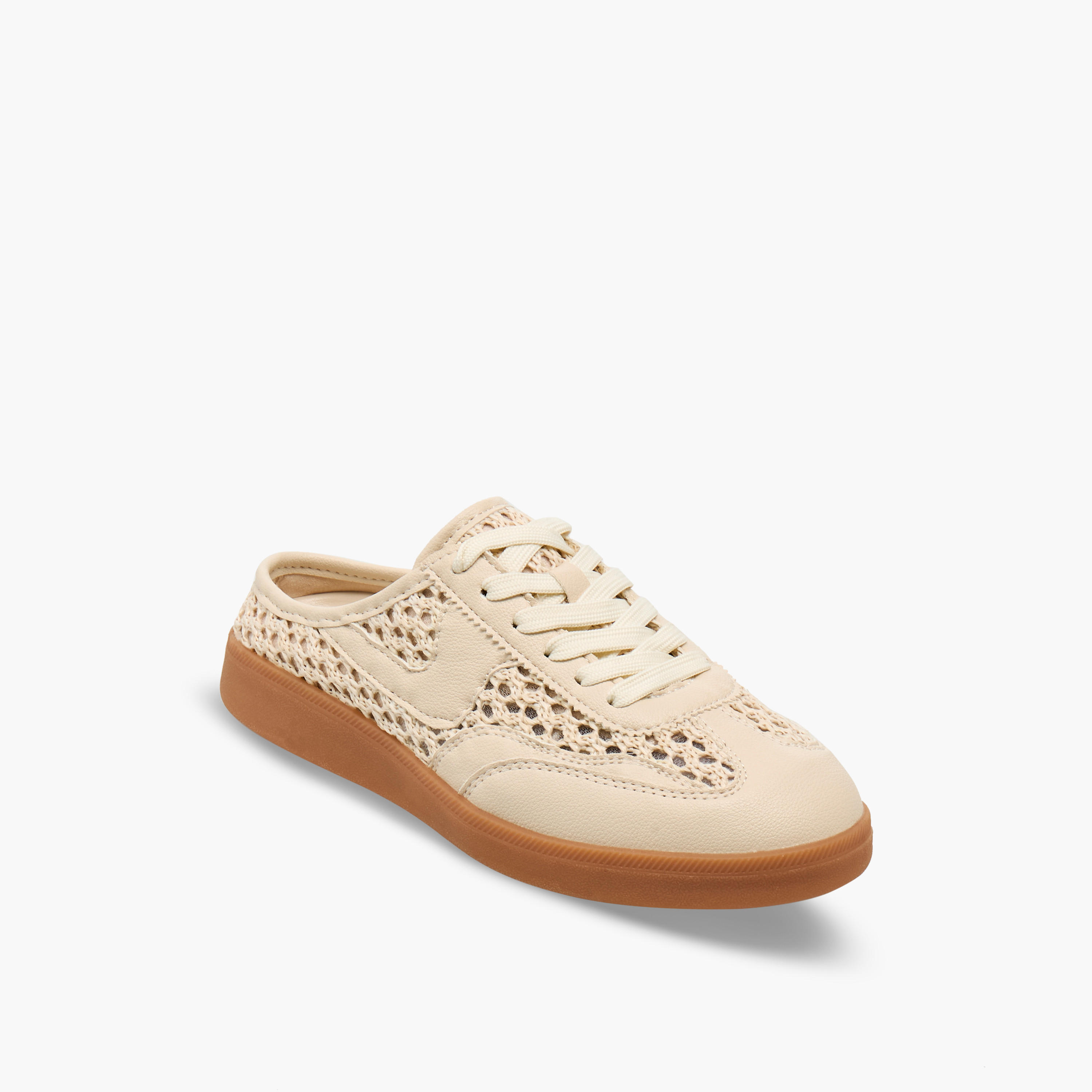 Flora Bella Women Mesh Detail Slip-On Sneakers-women-shoes-sneakers-image-2