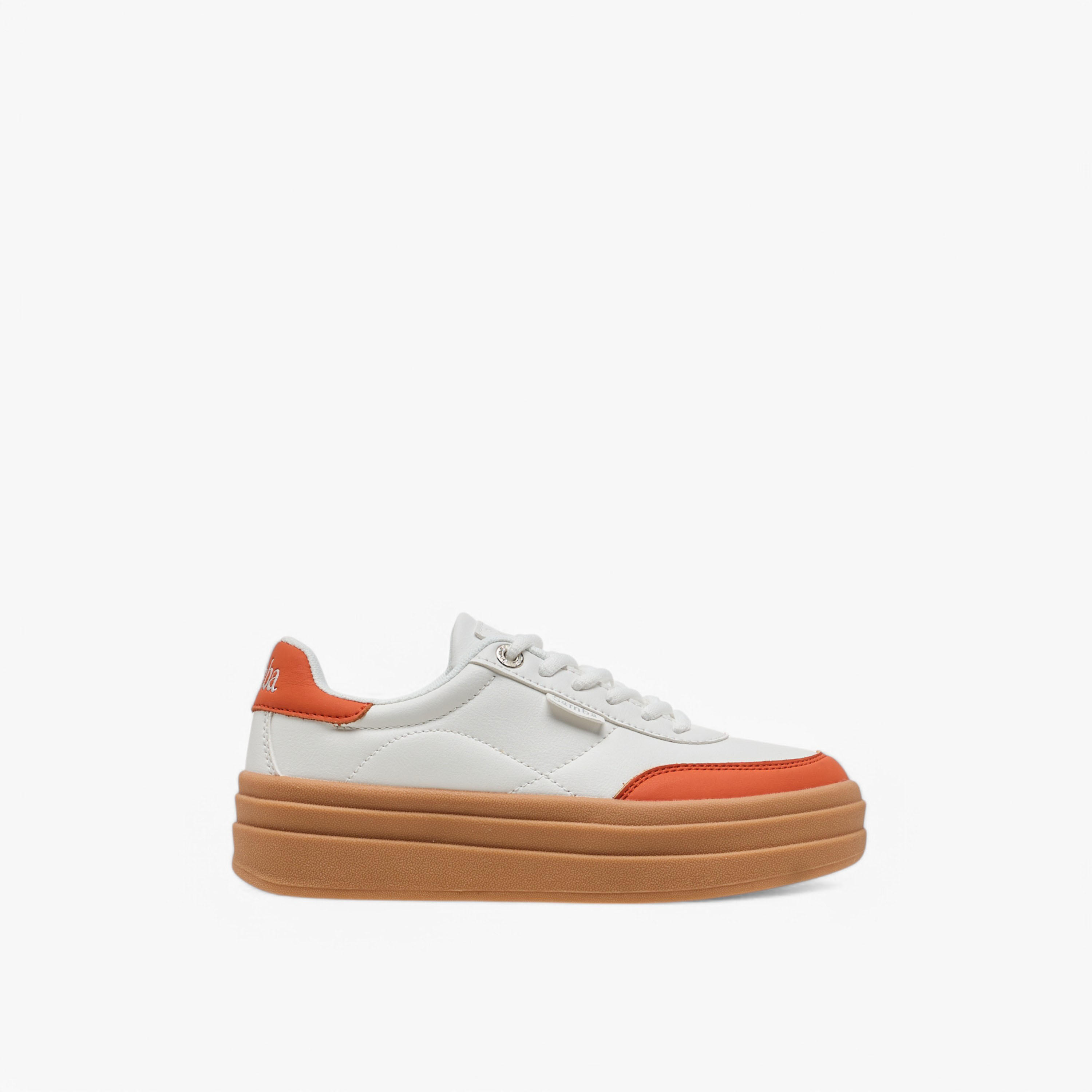 Samba Womens' Panelled Lace-Up Sneakers-women-shoes-sneakers-image-3