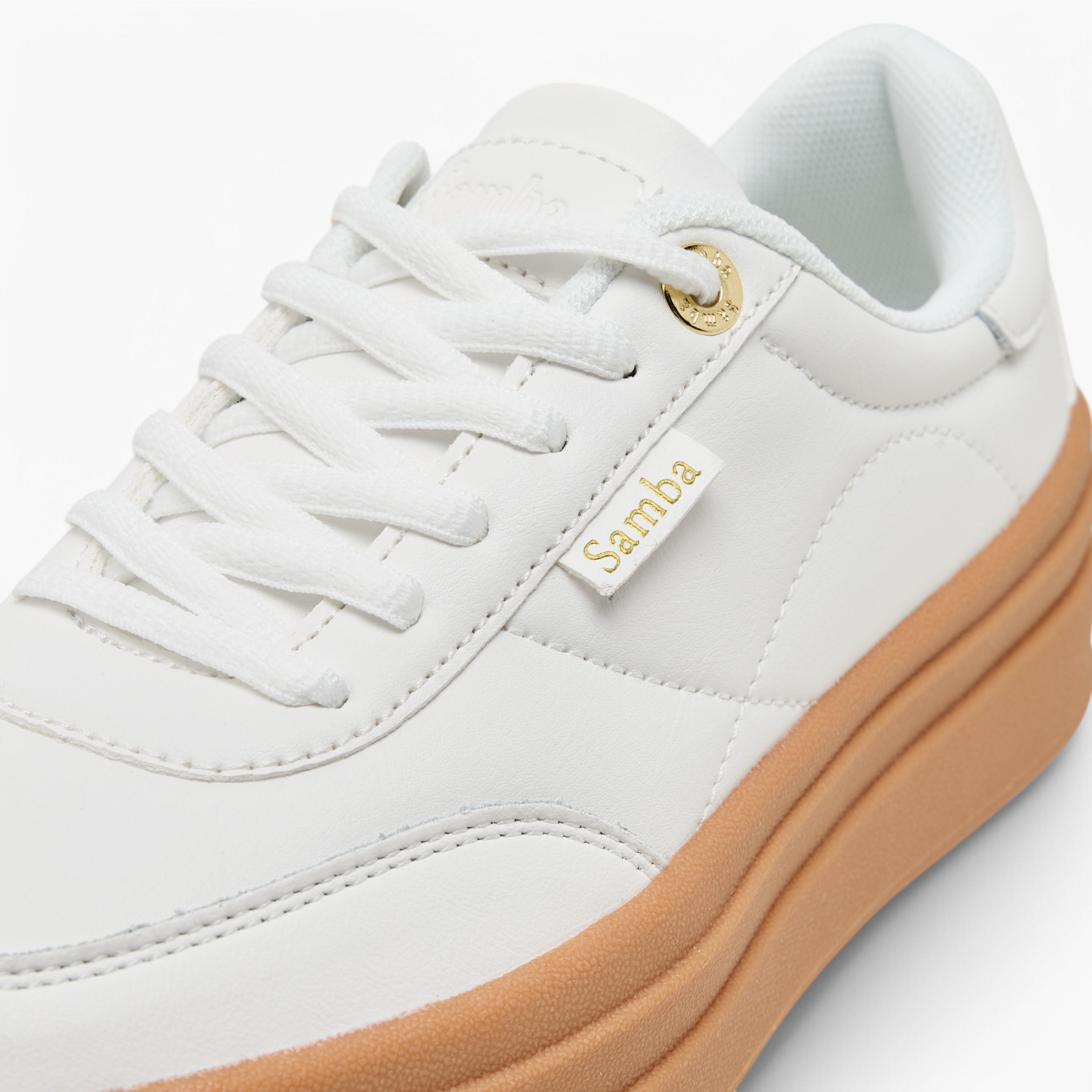 Samba Womens' Panelled Lace-Up Sneakers-women-shoes-sneakers-image-5