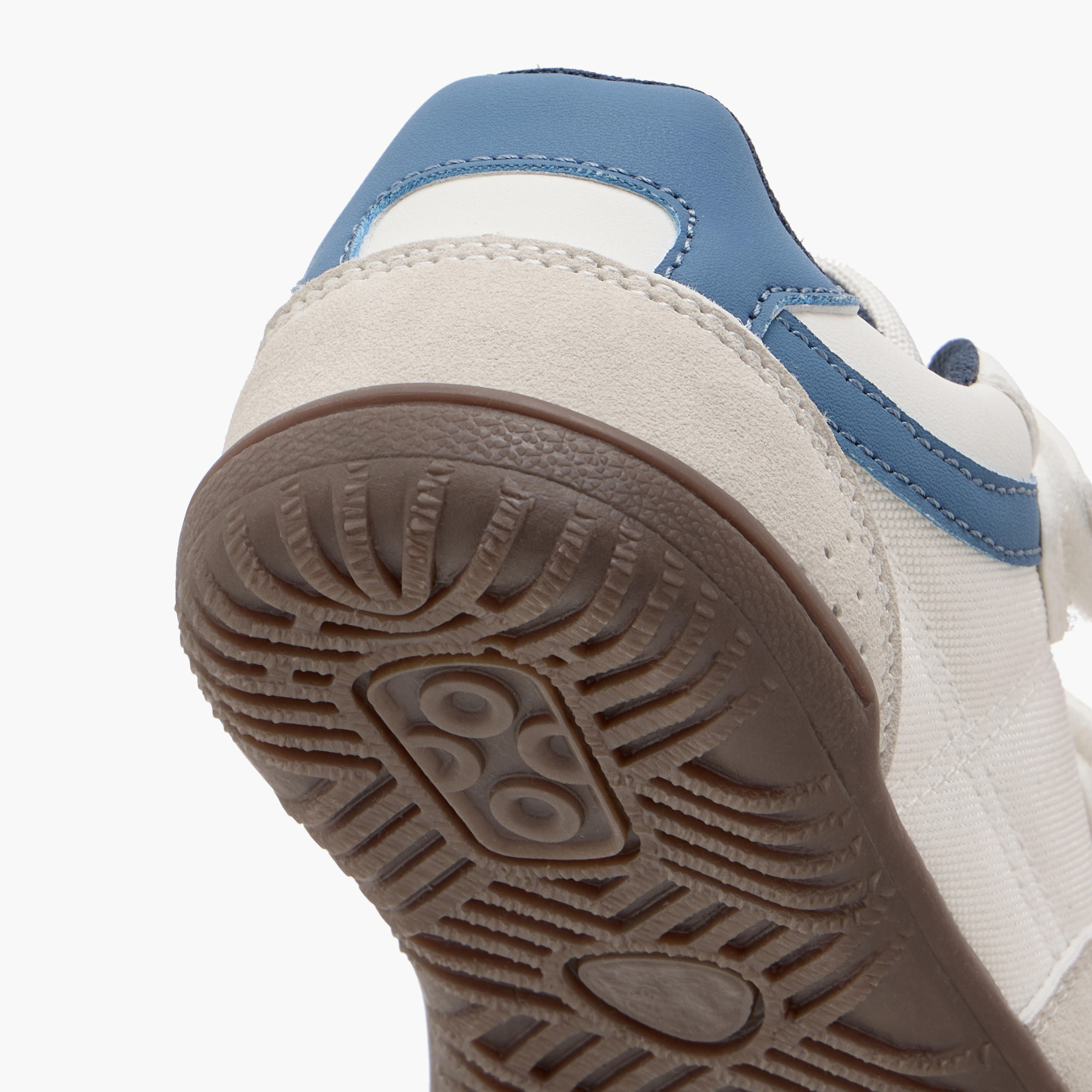 Juniors Panelled Sneakers with Hook and Loop Closure-boys-shoes-sneakers-image-5