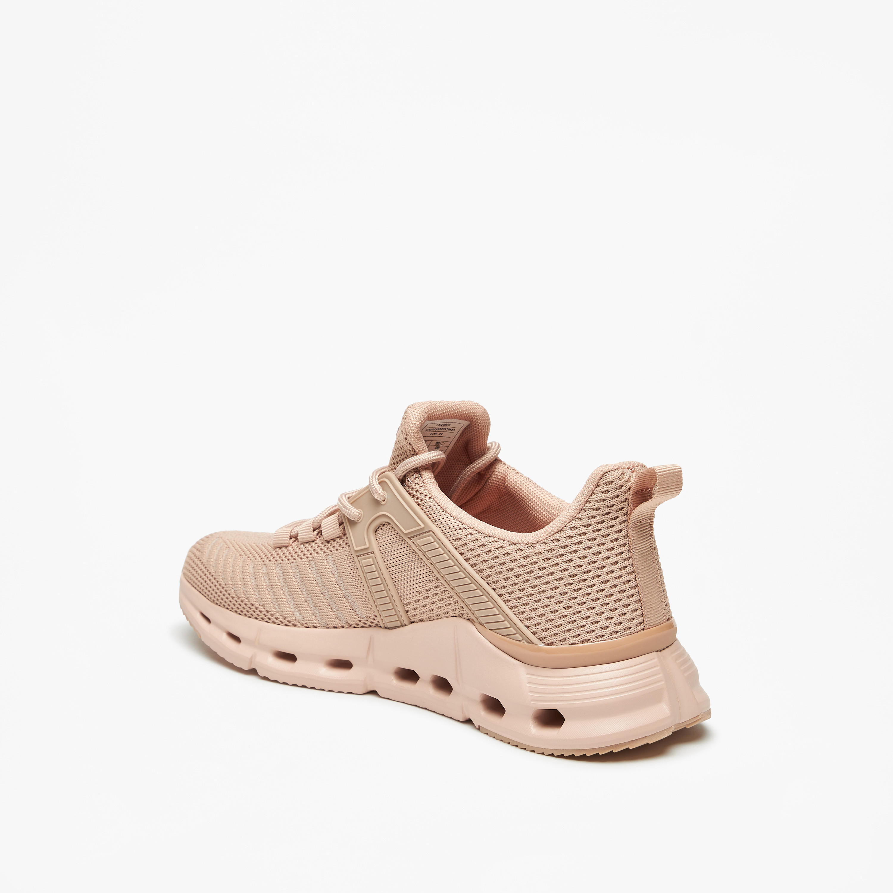 Dash Textured Lace-Up Sports Shoes-women-shoes-sneakers-image-2