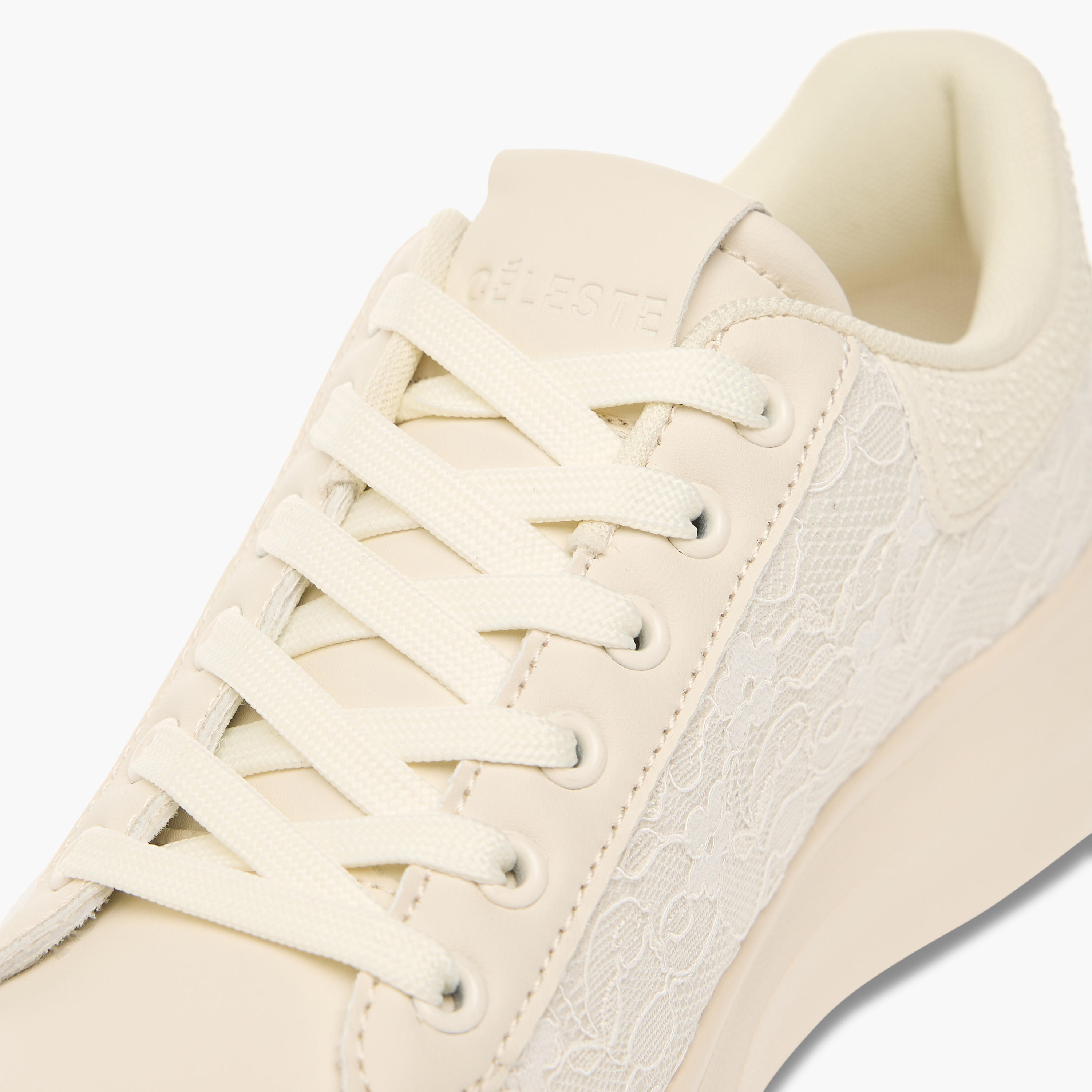 Celeste Women's Lace Textured Sneakers with Lace-Up Closure-women-shoes-sneakers-image-10