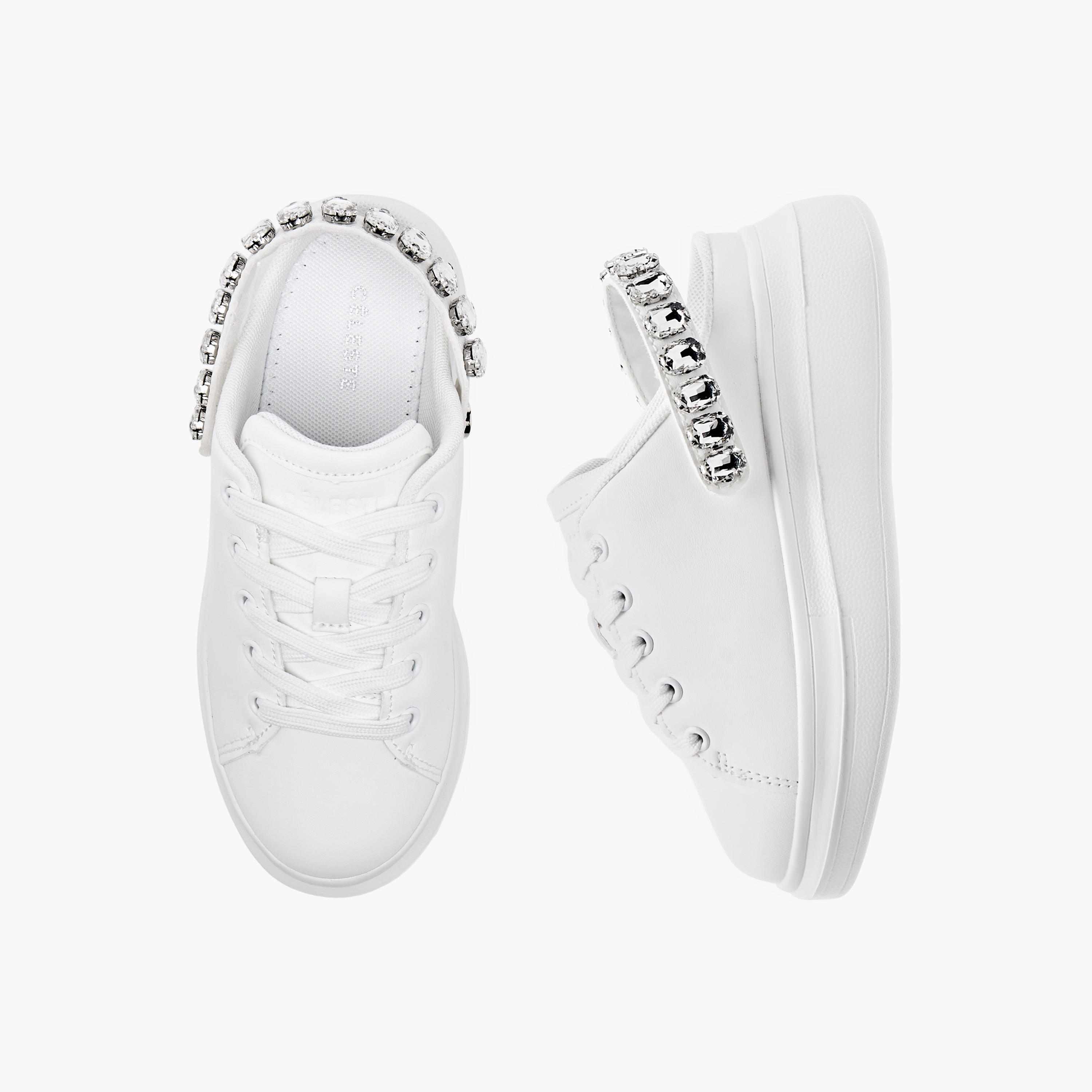 حذاء سنيكرز مزين بتفاصيل رباط من سيليست-girls-shoes-sneakers-image-1