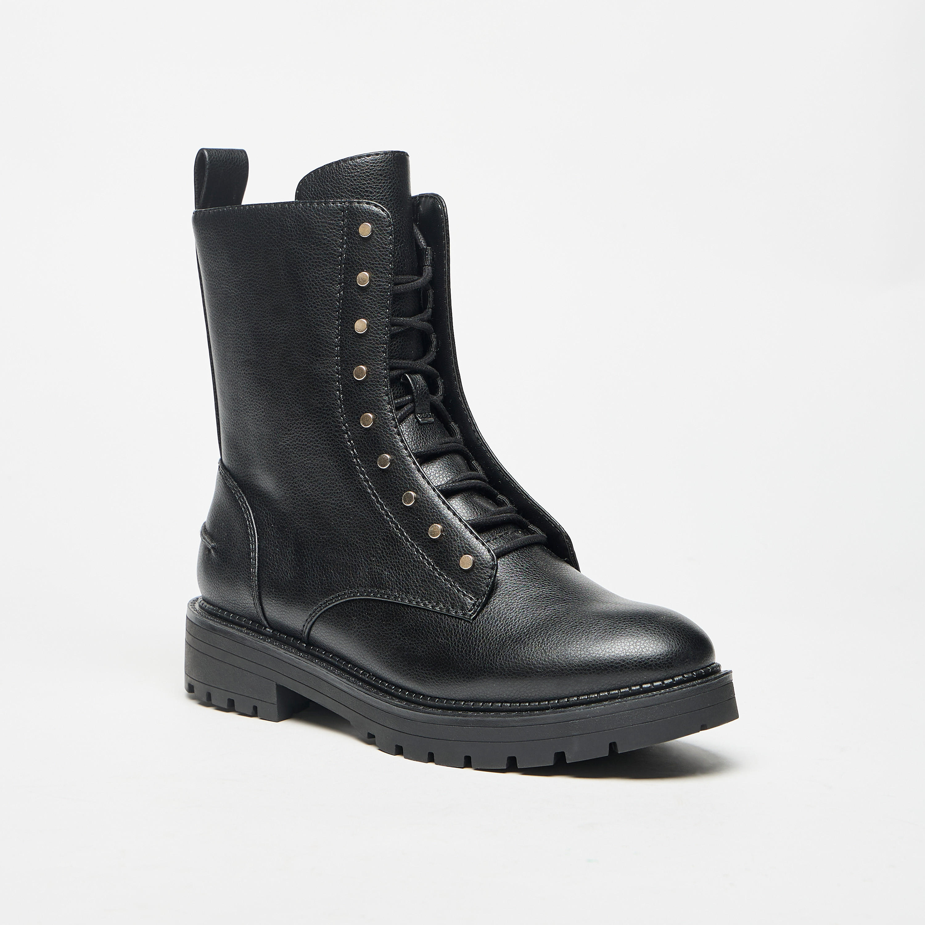 Celeste Women's Solid Ankle Boots with Zip Closure-women-shoes-boots-image-1