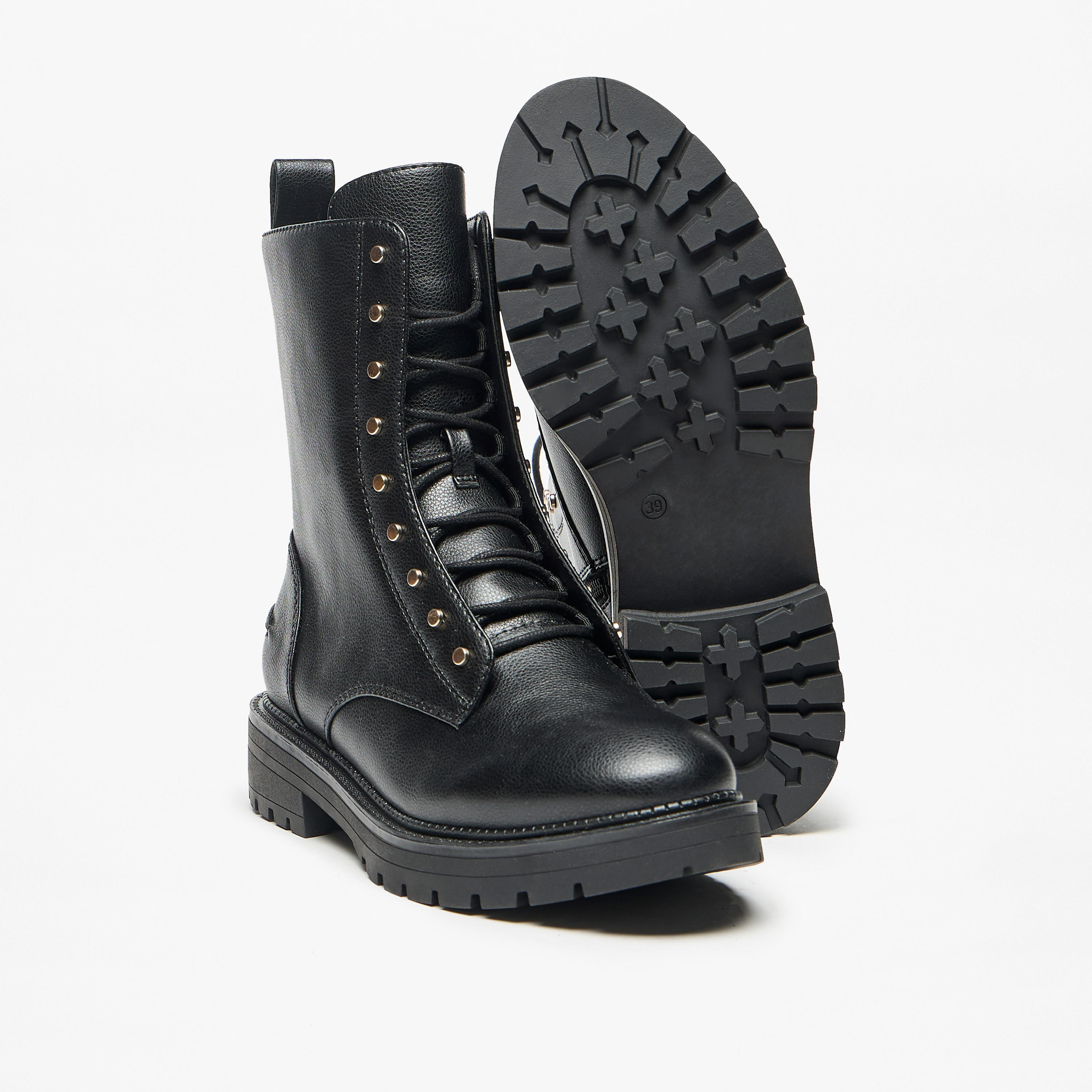 Celeste Women's Solid Ankle Boots with Zip Closure-women-shoes-boots-image-4