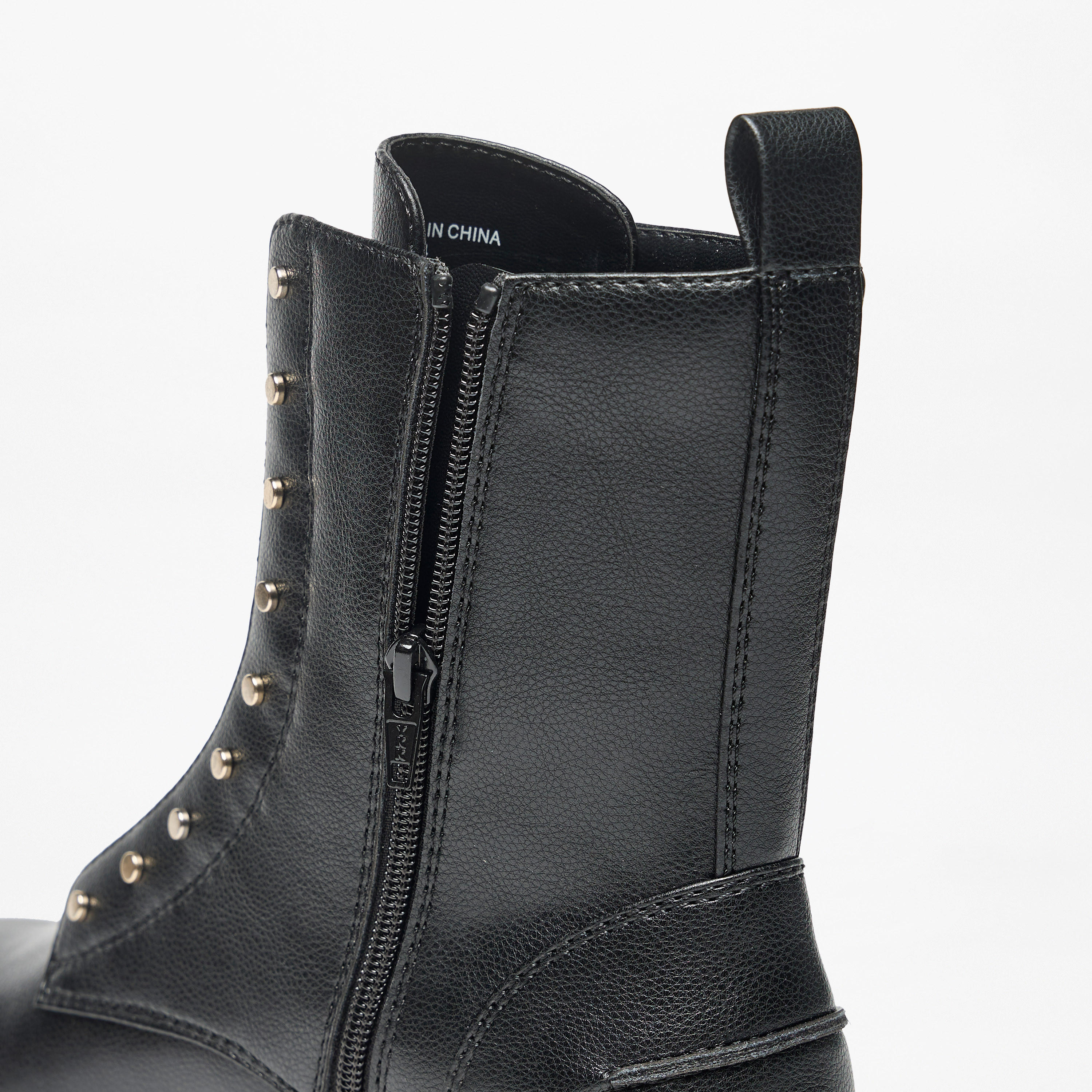 Celeste Women's Solid Ankle Boots with Zip Closure-women-shoes-boots-image-5