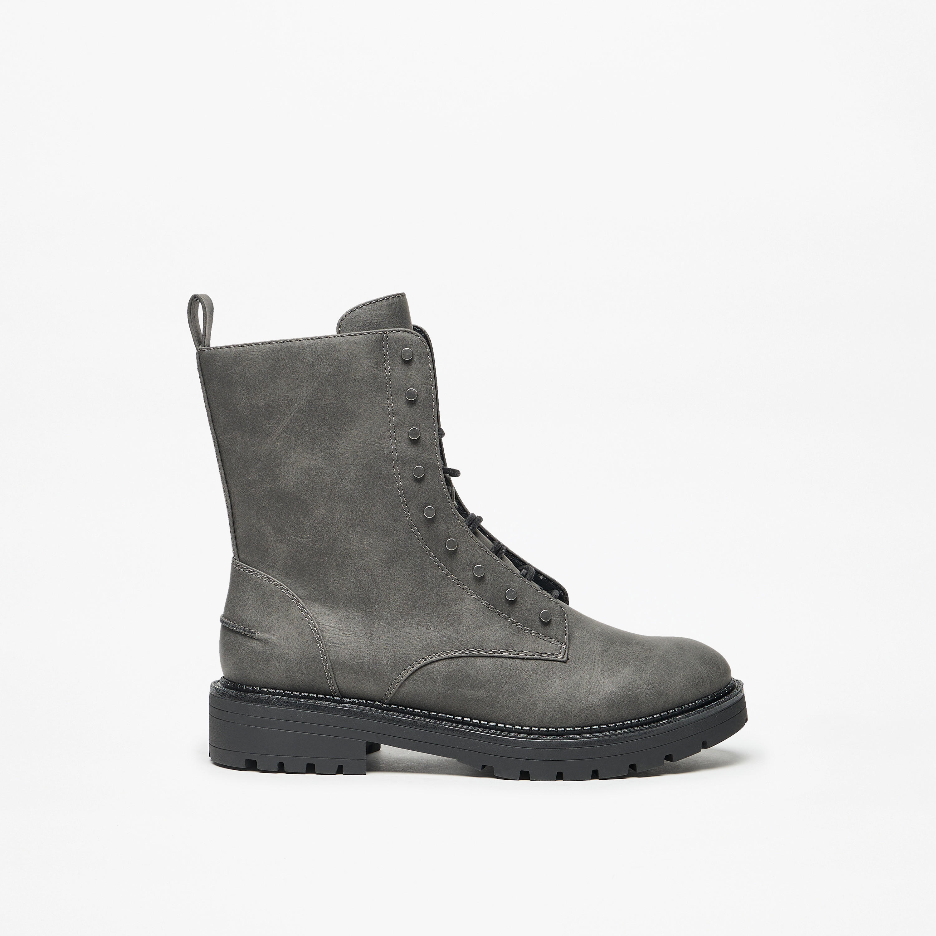 Celeste Women's Solid Ankle Boots with Zip Closure-women-shoes-boots-image-3