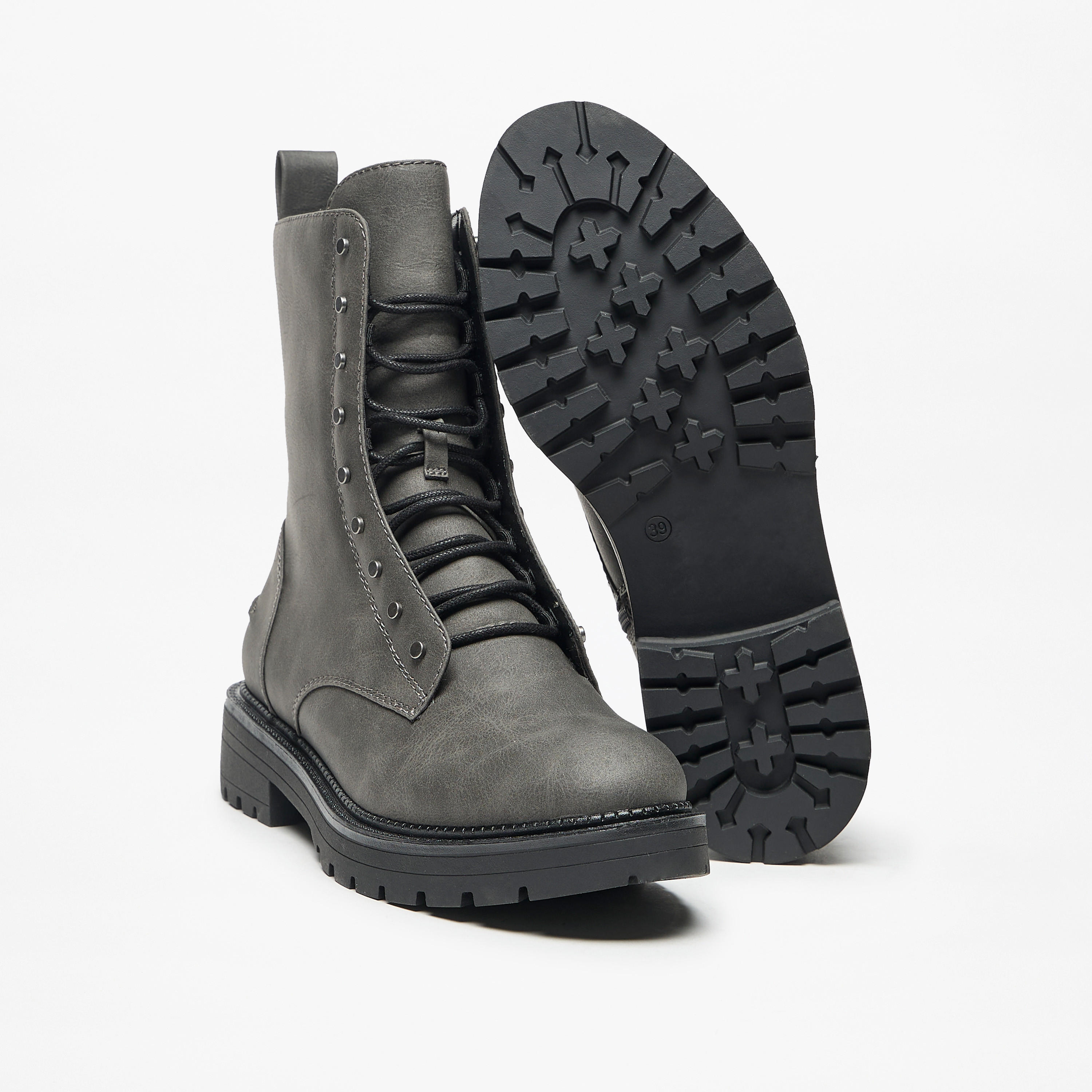 Celeste Women's Solid Ankle Boots with Zip Closure-women-shoes-boots-image-9
