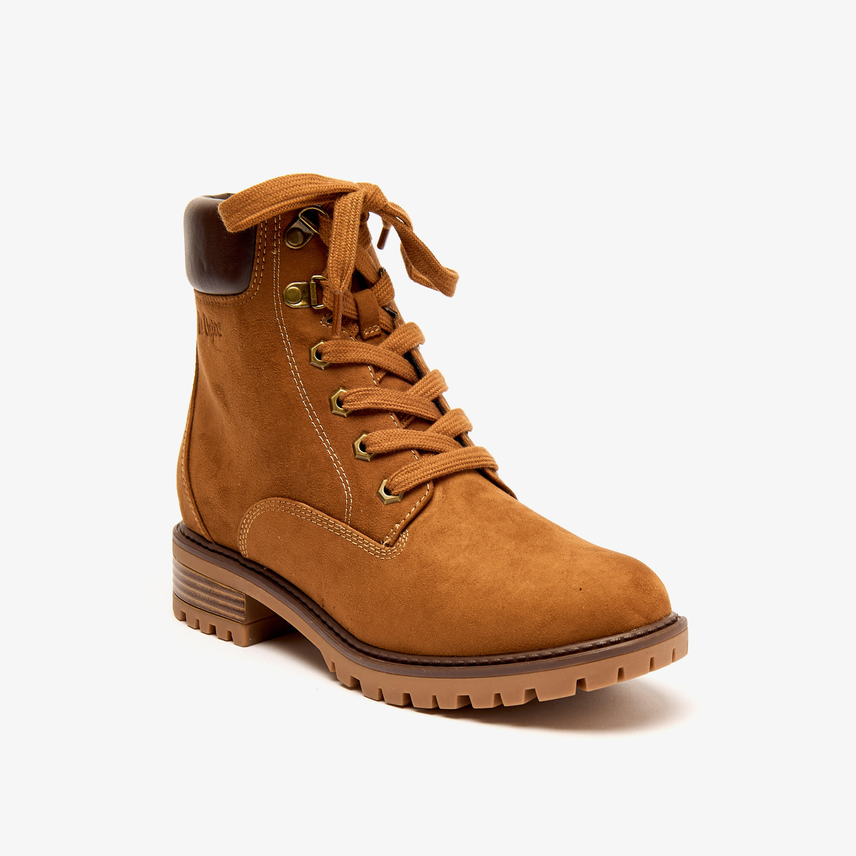Lee Cooper Women's Ankle Boots with Zip Closure and Block Heels-women-shoes-boots-image-1