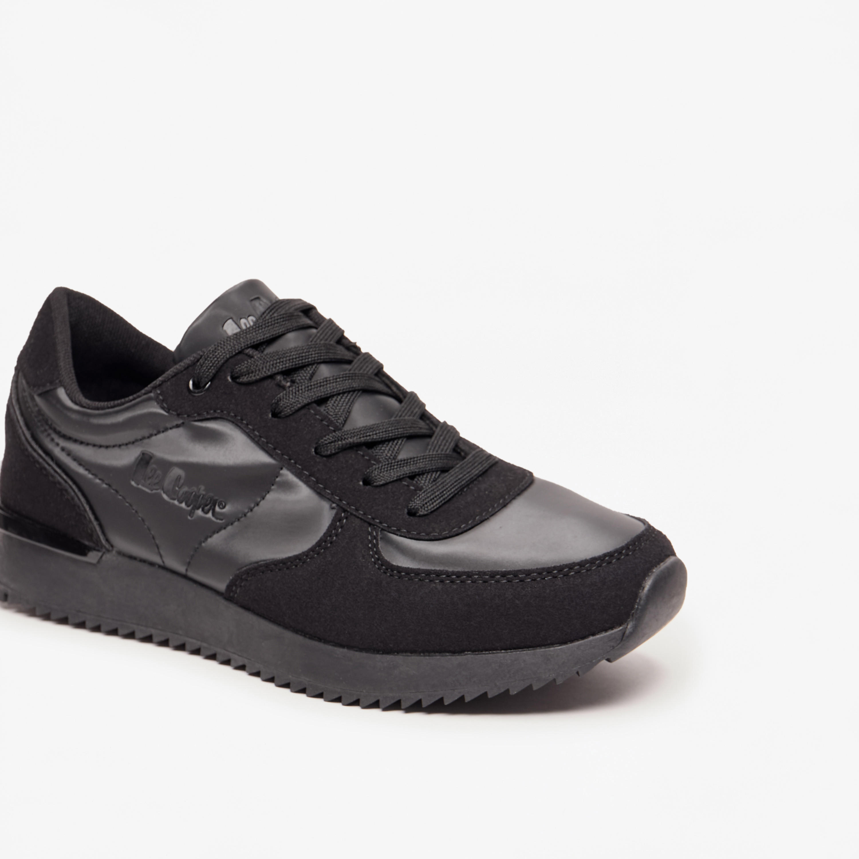 Lee Cooper Women's Panelled Sneakers with Lace-Up Closure-women-shoes-sneakers-image-5