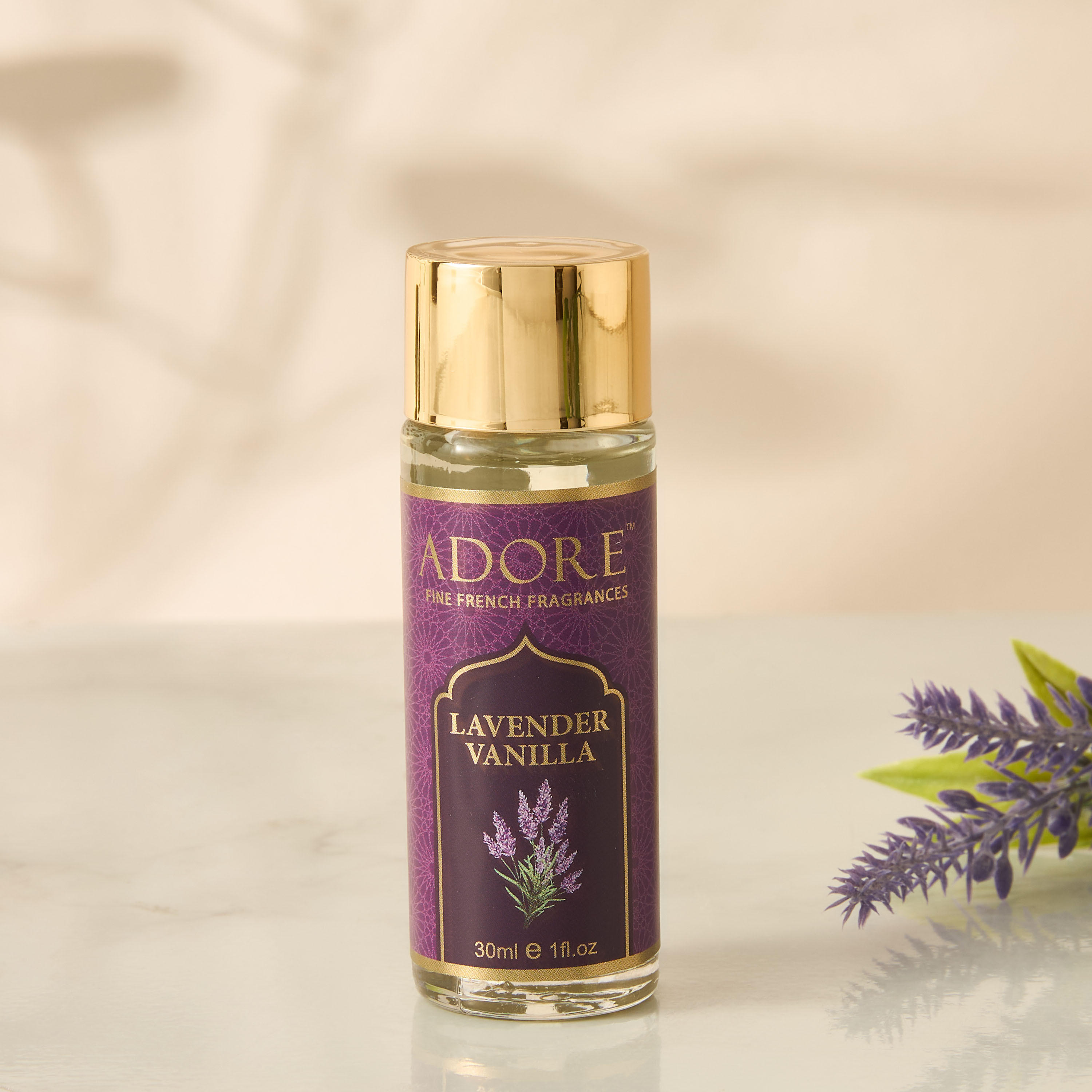 Adore Lavender Vanilla Home Fragrance Oil - 30 ml-household-homefragrance-fragranceoilsandessence-image-1