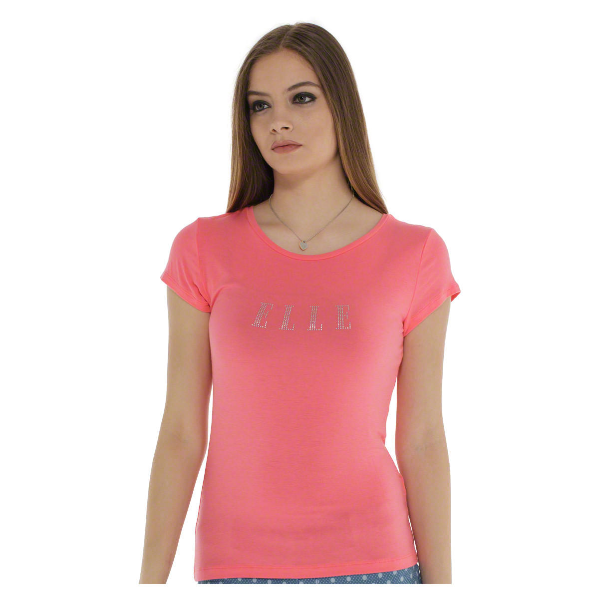 Elle Round Neck T-shirt-women-clothing-tshirts-image-11