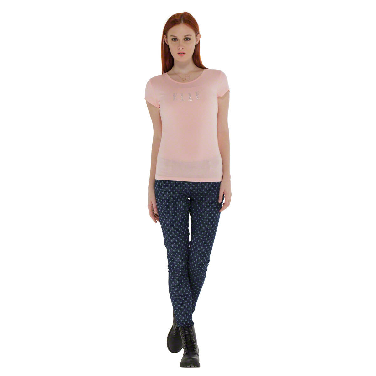 Elle Round Neck T-shirt-women-clothing-tshirts-image-20
