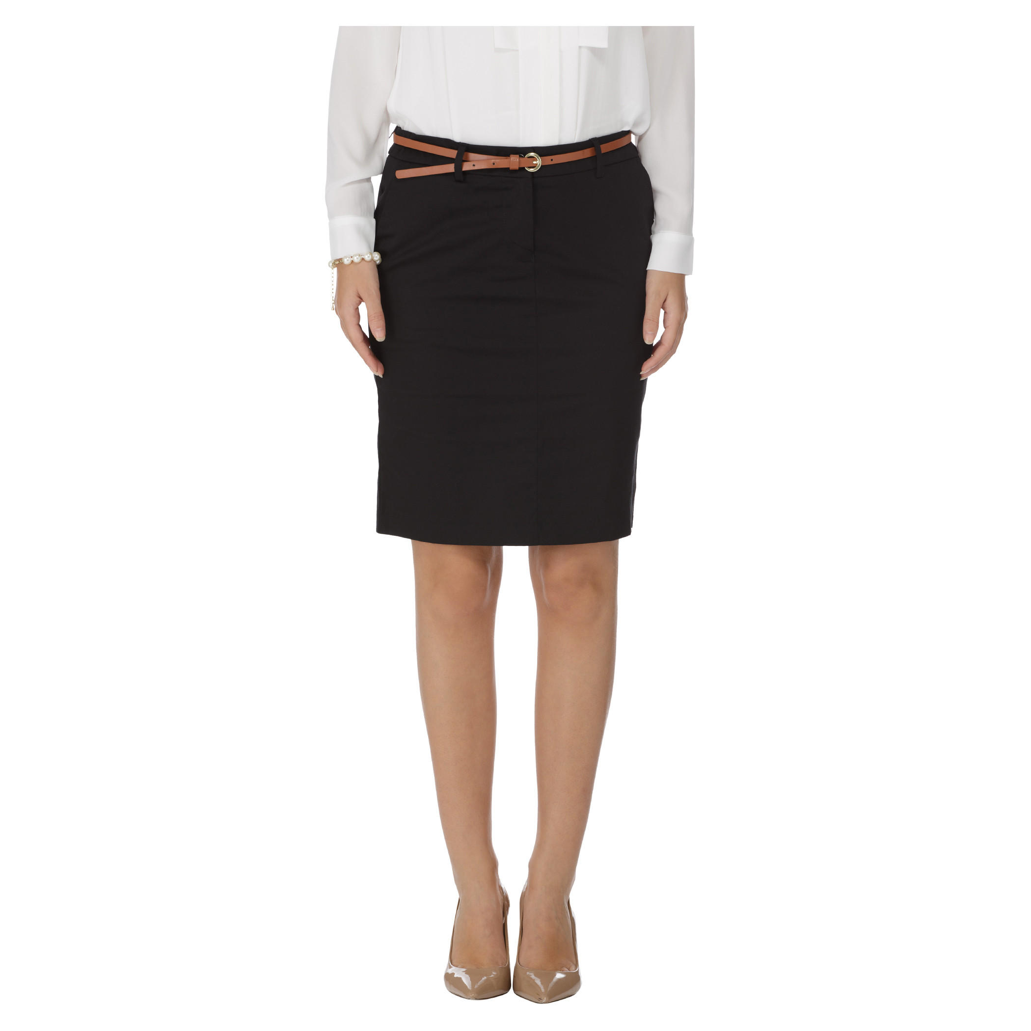 تنورة بينسل قصيرة بحزام-women-clothing-bottoms-skirts-image-5