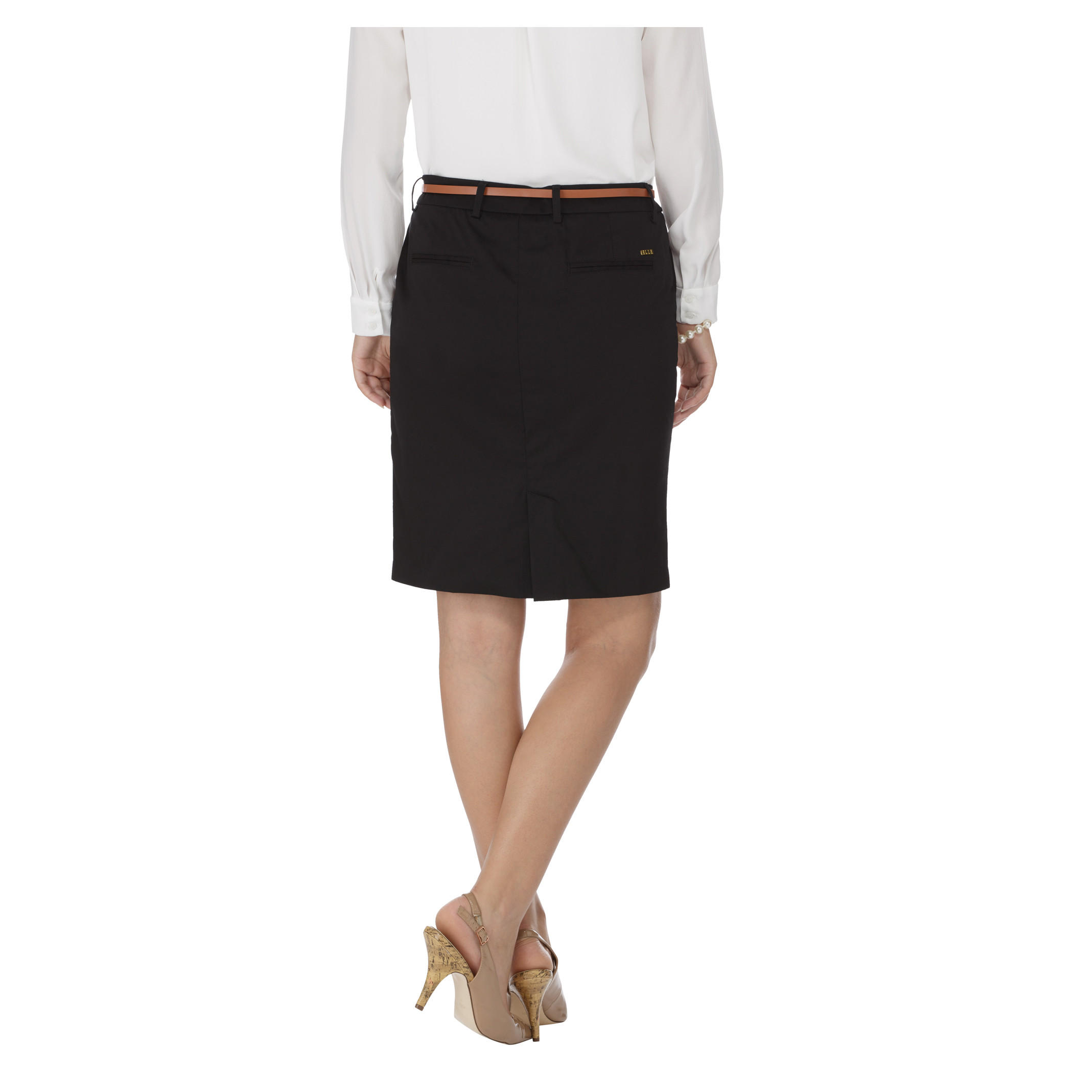 تنورة بينسل قصيرة بحزام-women-clothing-bottoms-skirts-image-4