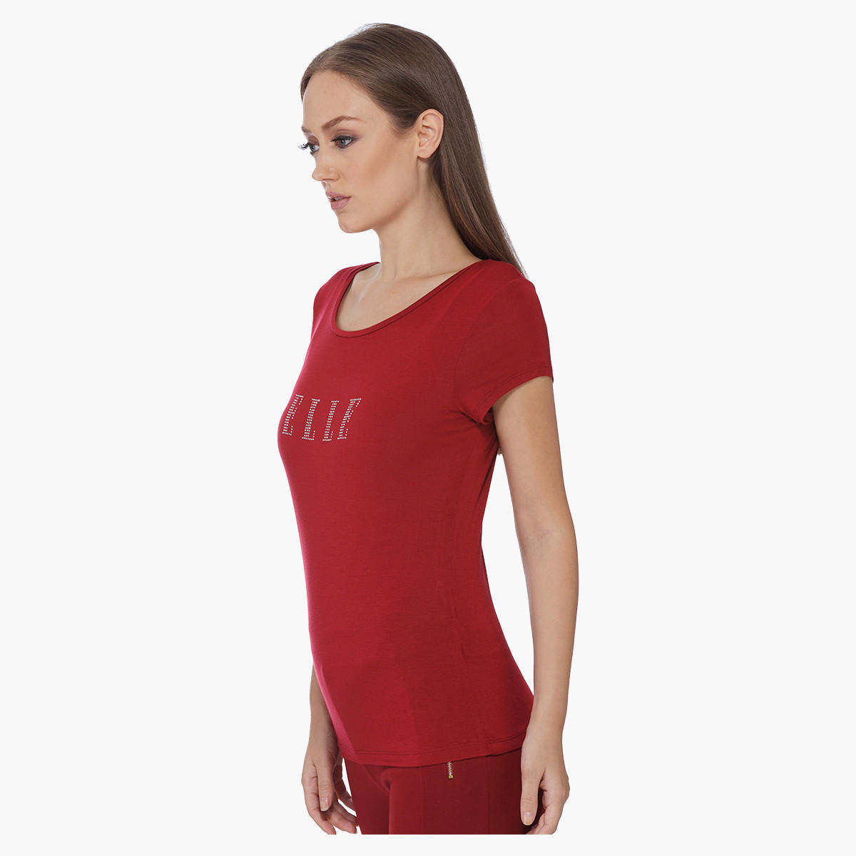 Elle Studded Short-sleeved Top-women-clothing-tshirts-image-3