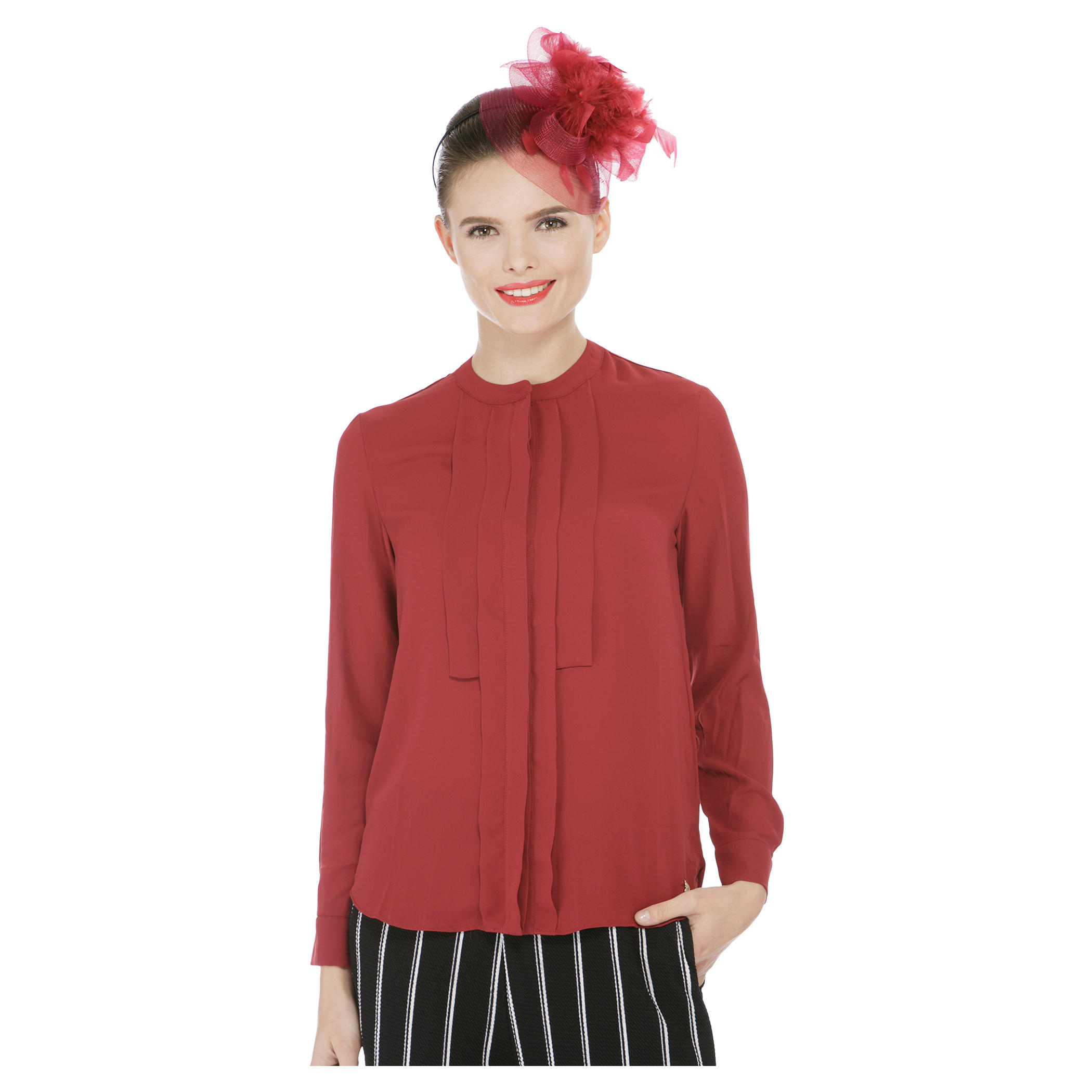 Elle Solid Colour Top-women-clothing-shirtsandblouses-blouses-image-5