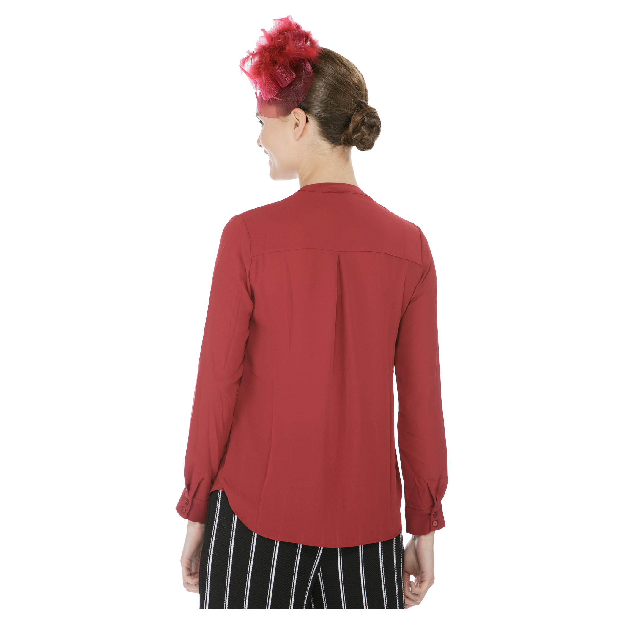Elle Solid Colour Top-women-clothing-shirtsandblouses-blouses-image-4