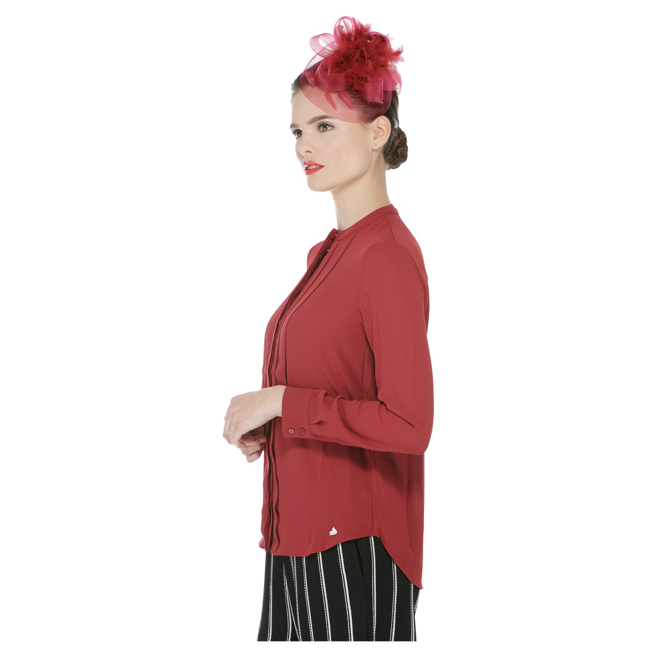 Elle Solid Colour Top-women-clothing-shirtsandblouses-blouses-image-3