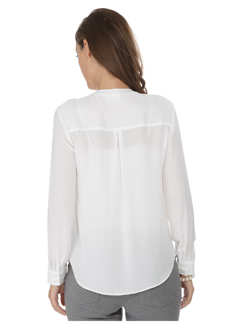 Elle Solid Colour Top-women-clothing-shirtsandblouses-blouses-image-4