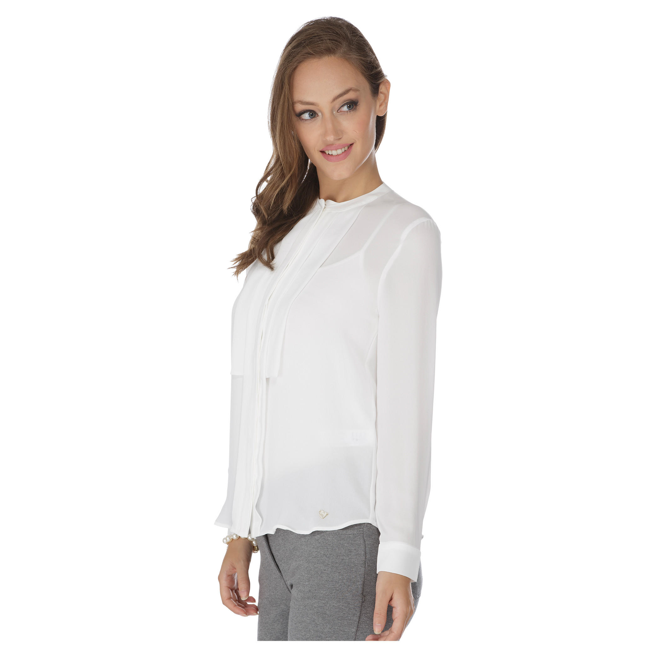 Elle Solid Colour Top-women-clothing-shirtsandblouses-blouses-image-3