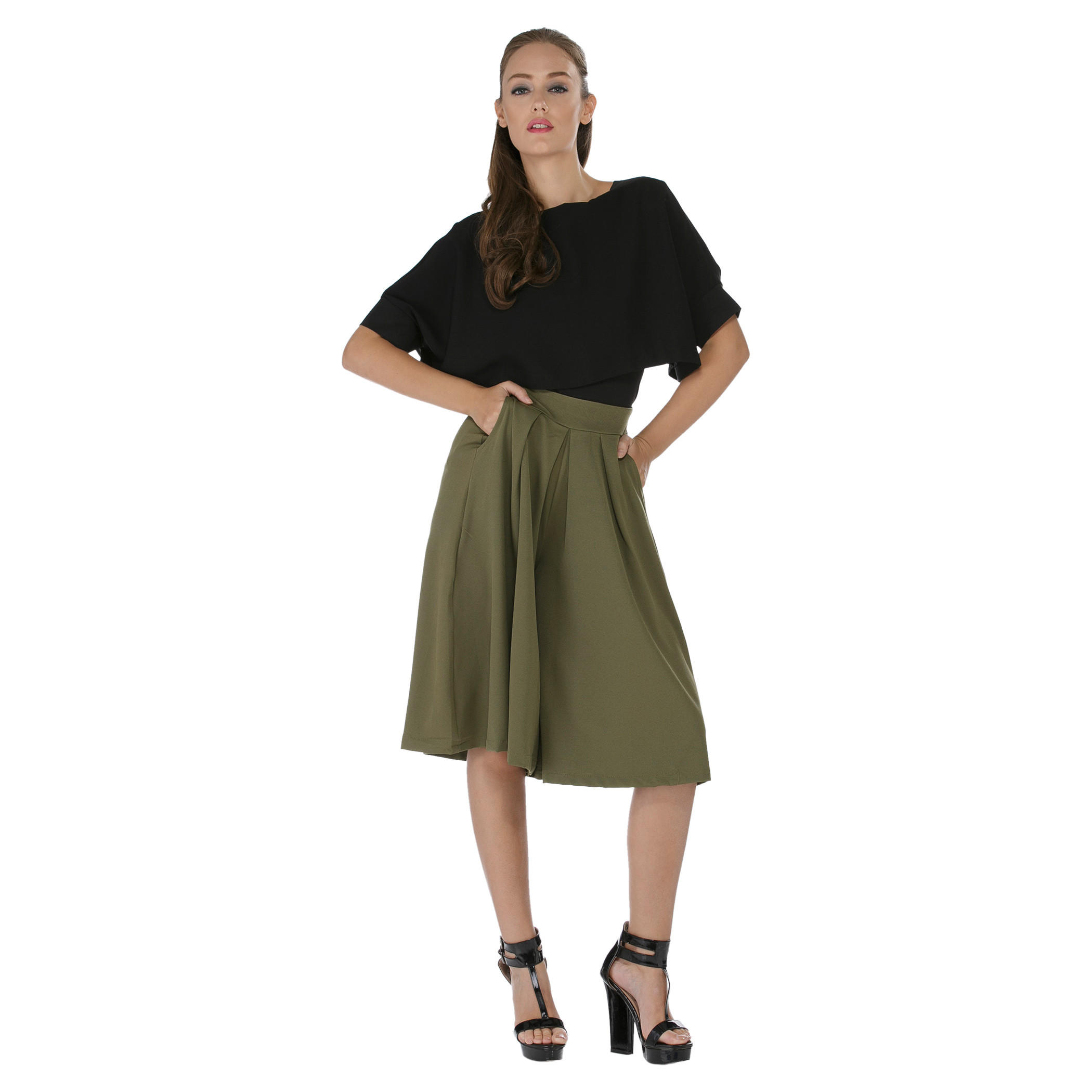 Elle Solid Coloured Top-women-clothing-shirtsandblouses-blouses-image-1