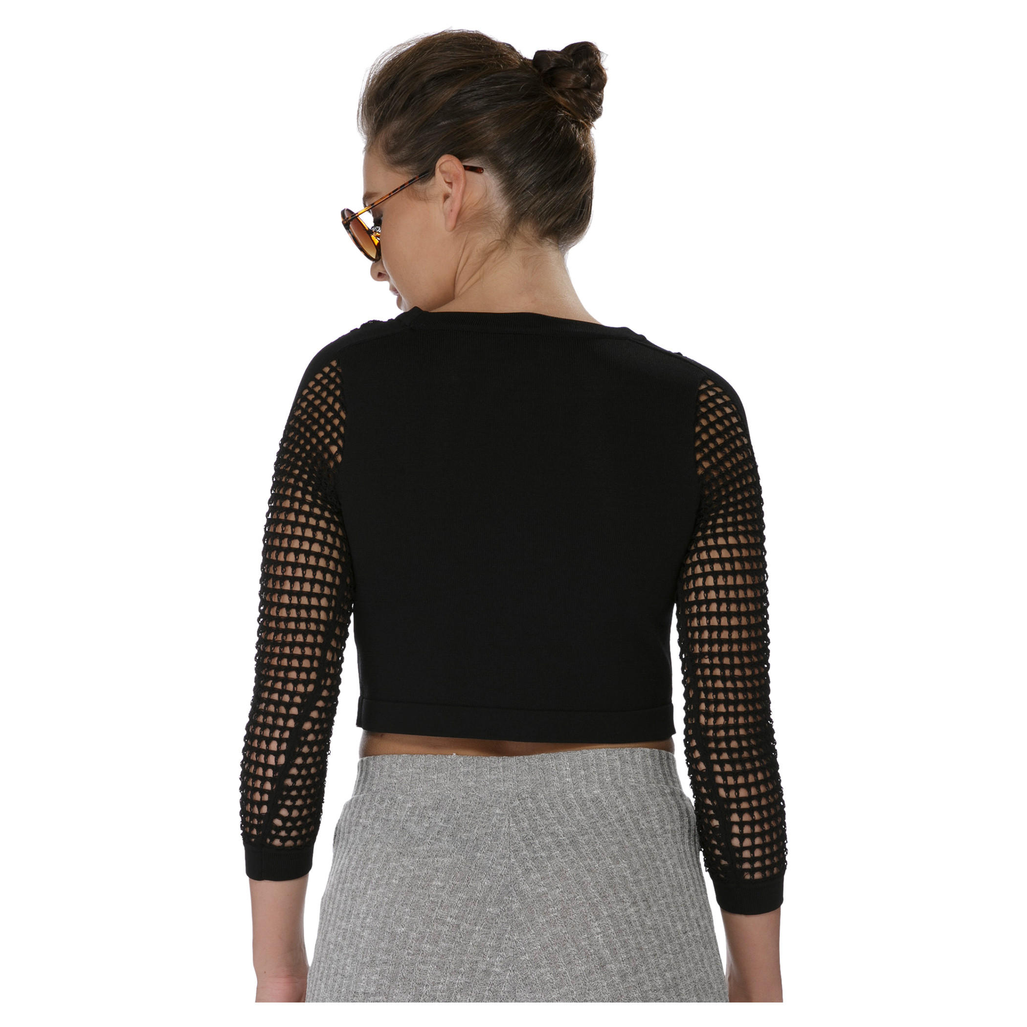 Elle Solid Colour Crop Top-women-clothing-shirtsandblouses-blouses-image-7