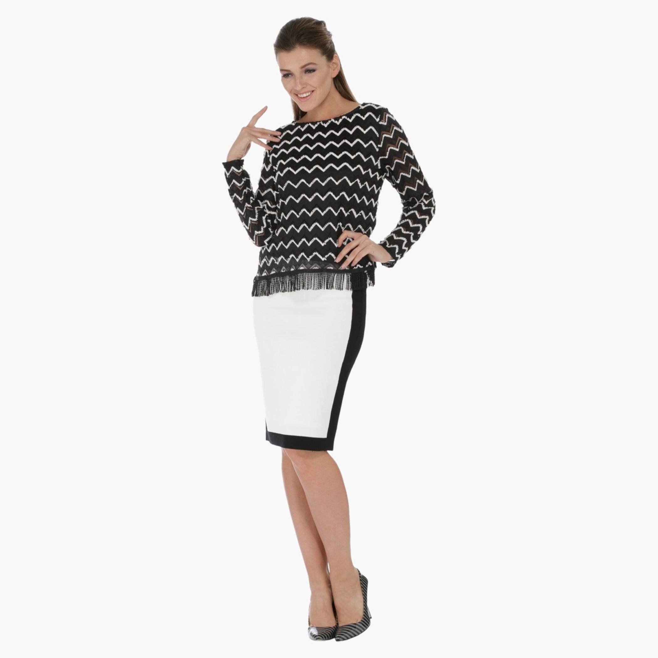 Elle Dual Tone Skirt-women-clothing-bottoms-skirts-image-5