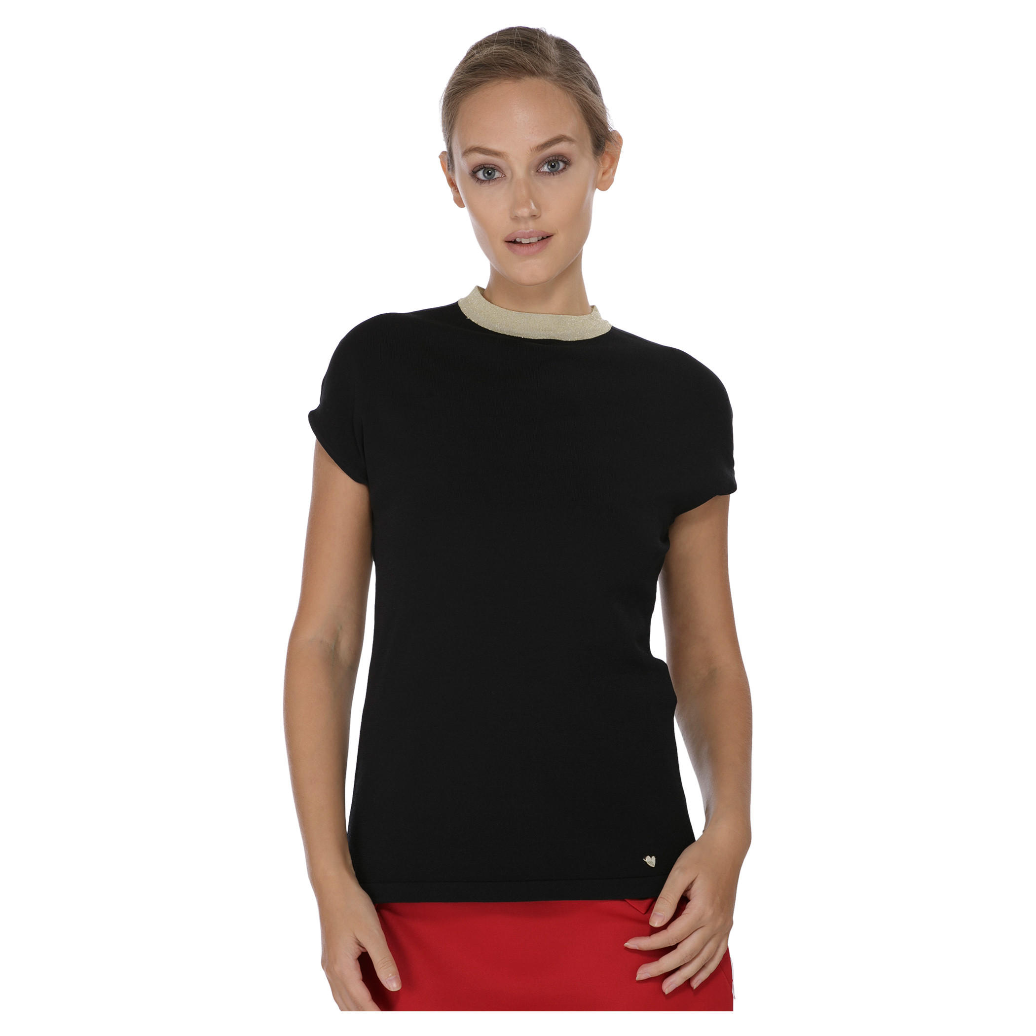 Elle Embellished High Neck Blouse-women-clothing-shirtsandblouses-blouses-image-1